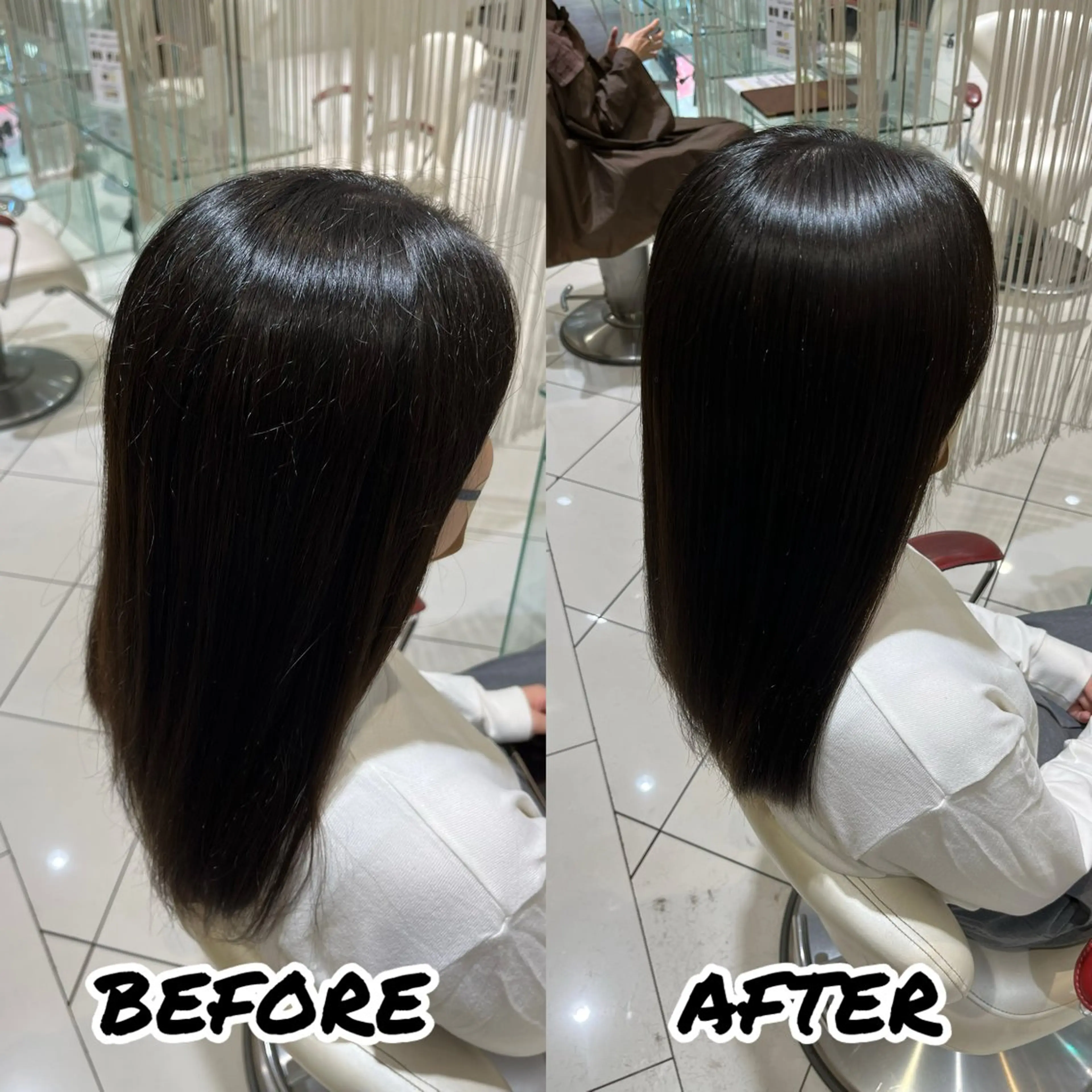 セミロング 髪質改善 縮毛矯正 カット 縮毛矯正 トリートメント 髪質改善美容師 鈴木のヘアスタイル