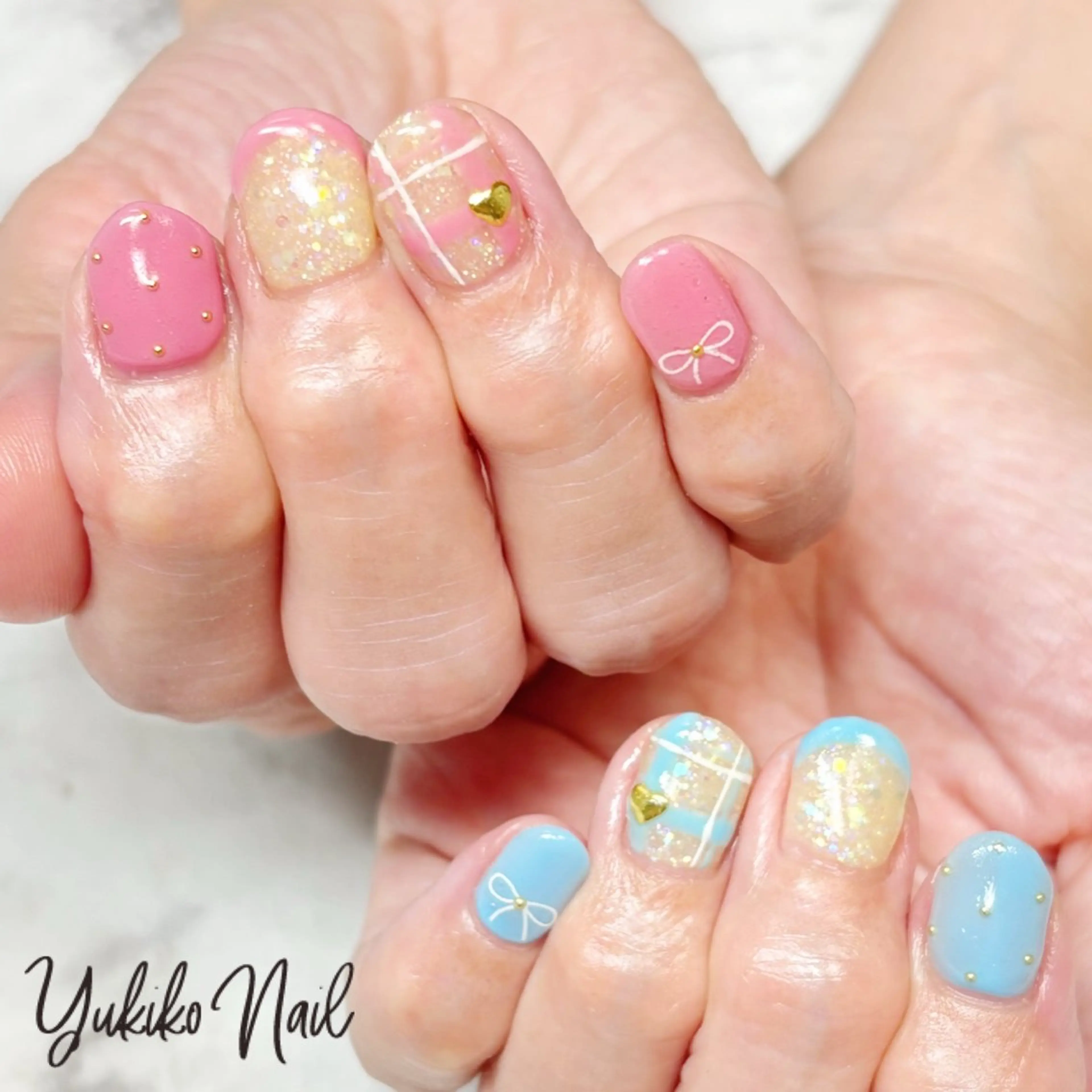 ネイル パステルネイル ハンドネイル ユキコ ネイルのネイルデザイン