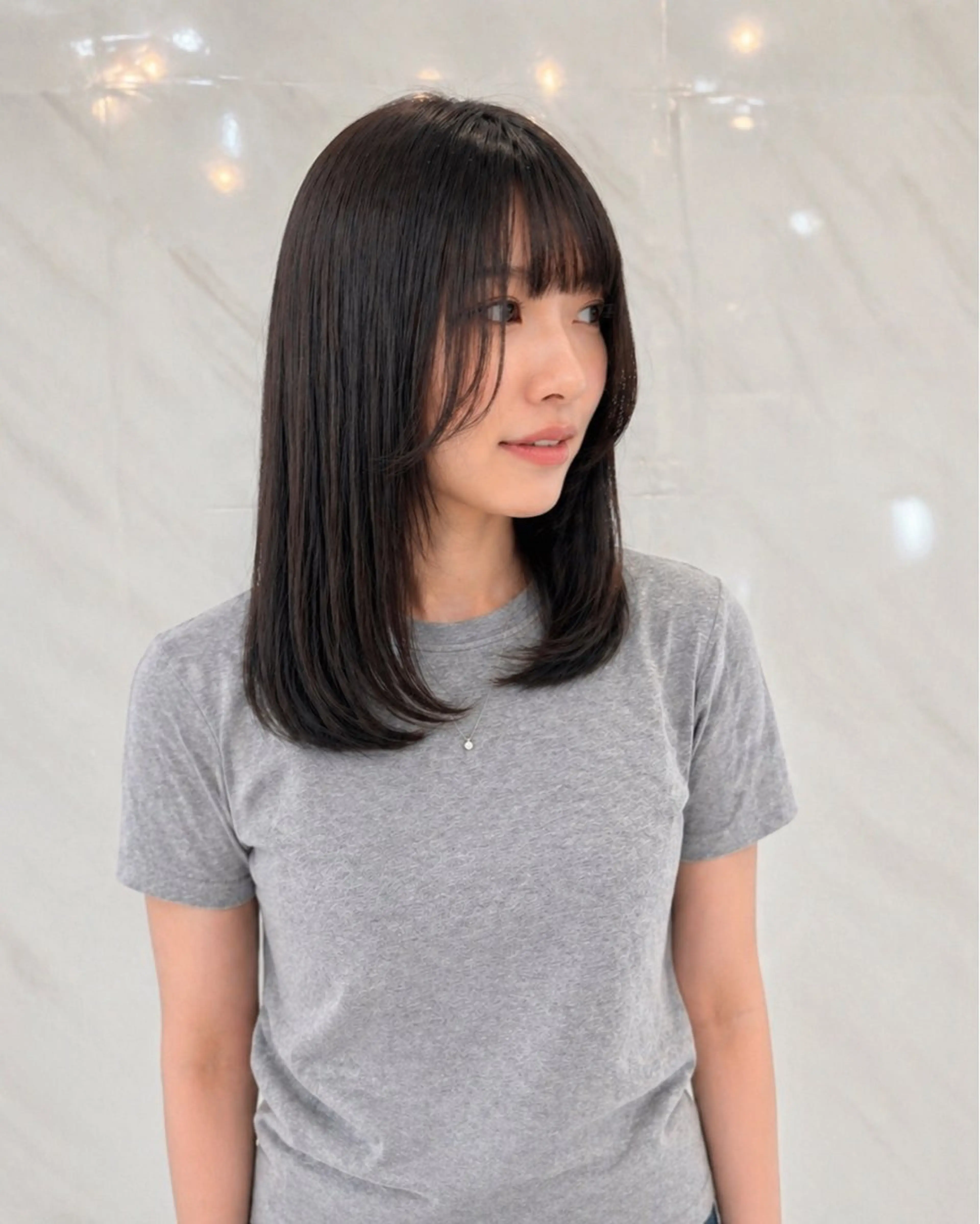 ミディアム 縮毛矯正×ボブ💎 髪質改善/木下のヘアスタイル