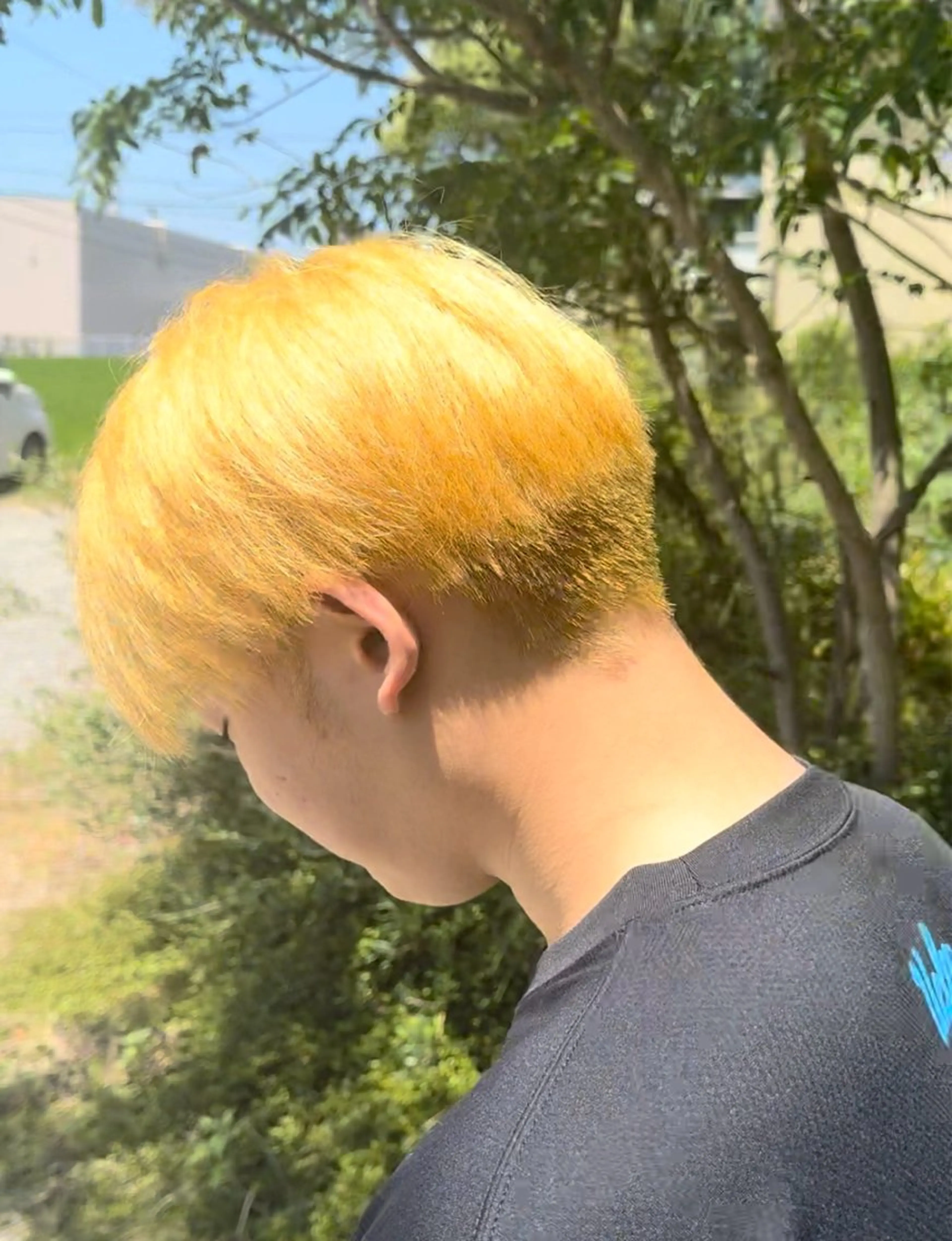 メンズ 艶カラー 🩵NATSUKIのヘアスタイル