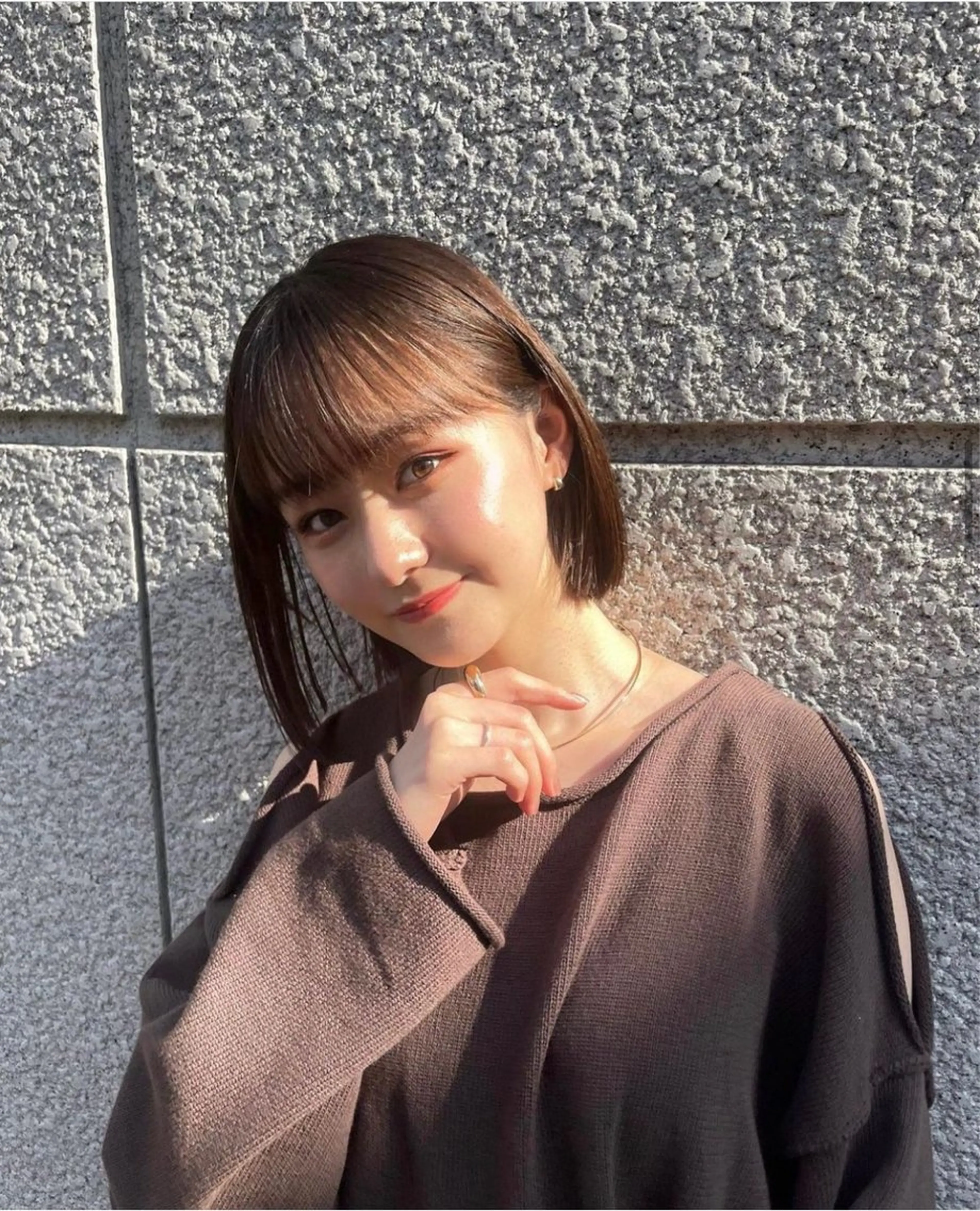 上品な透明感カラー 🫧renのヘアスタイル