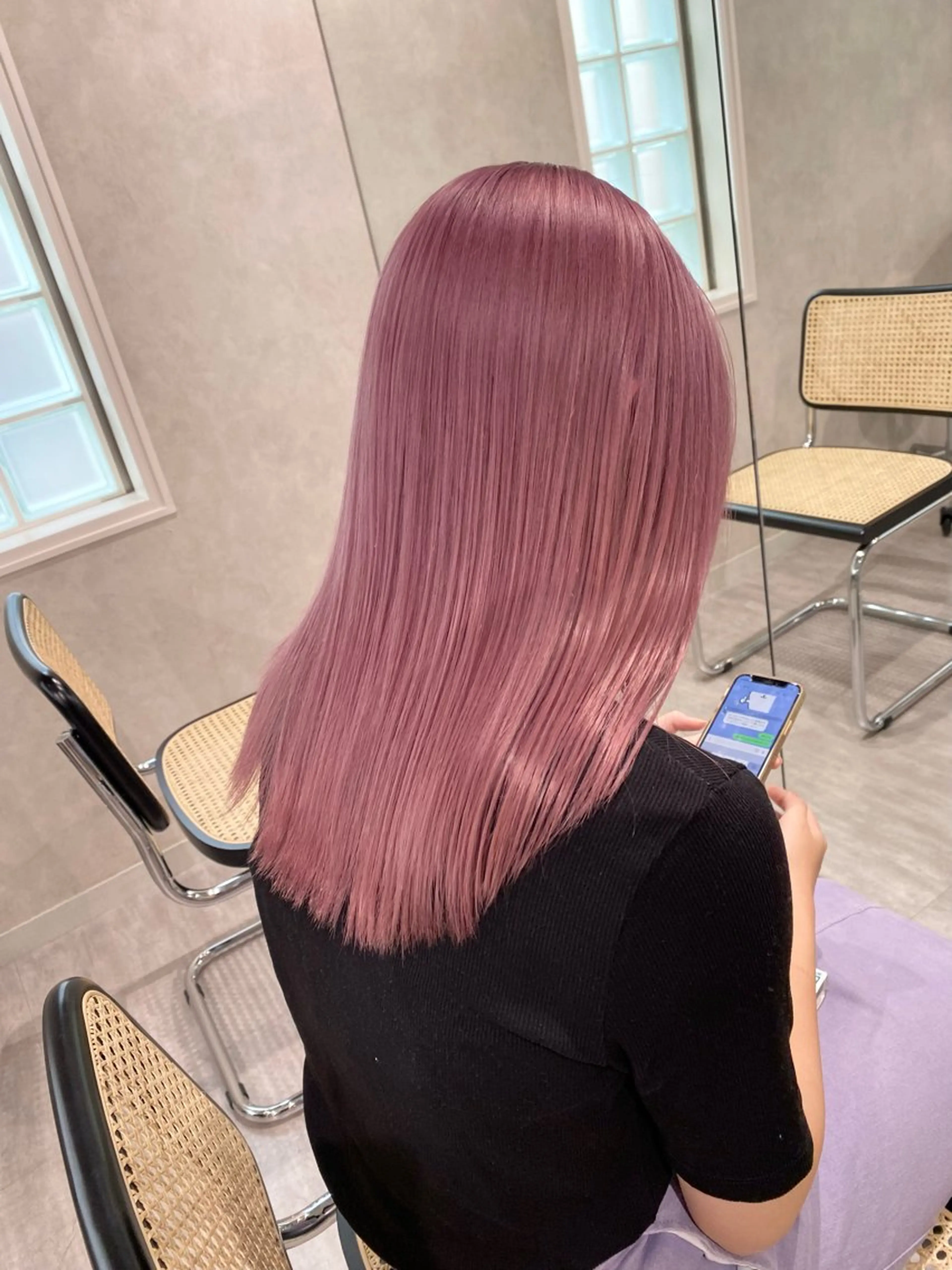 【期間限定価格】似合わせレイヤーカット＋ダブルカラー(プレミアムケアブリーチ込)の写真