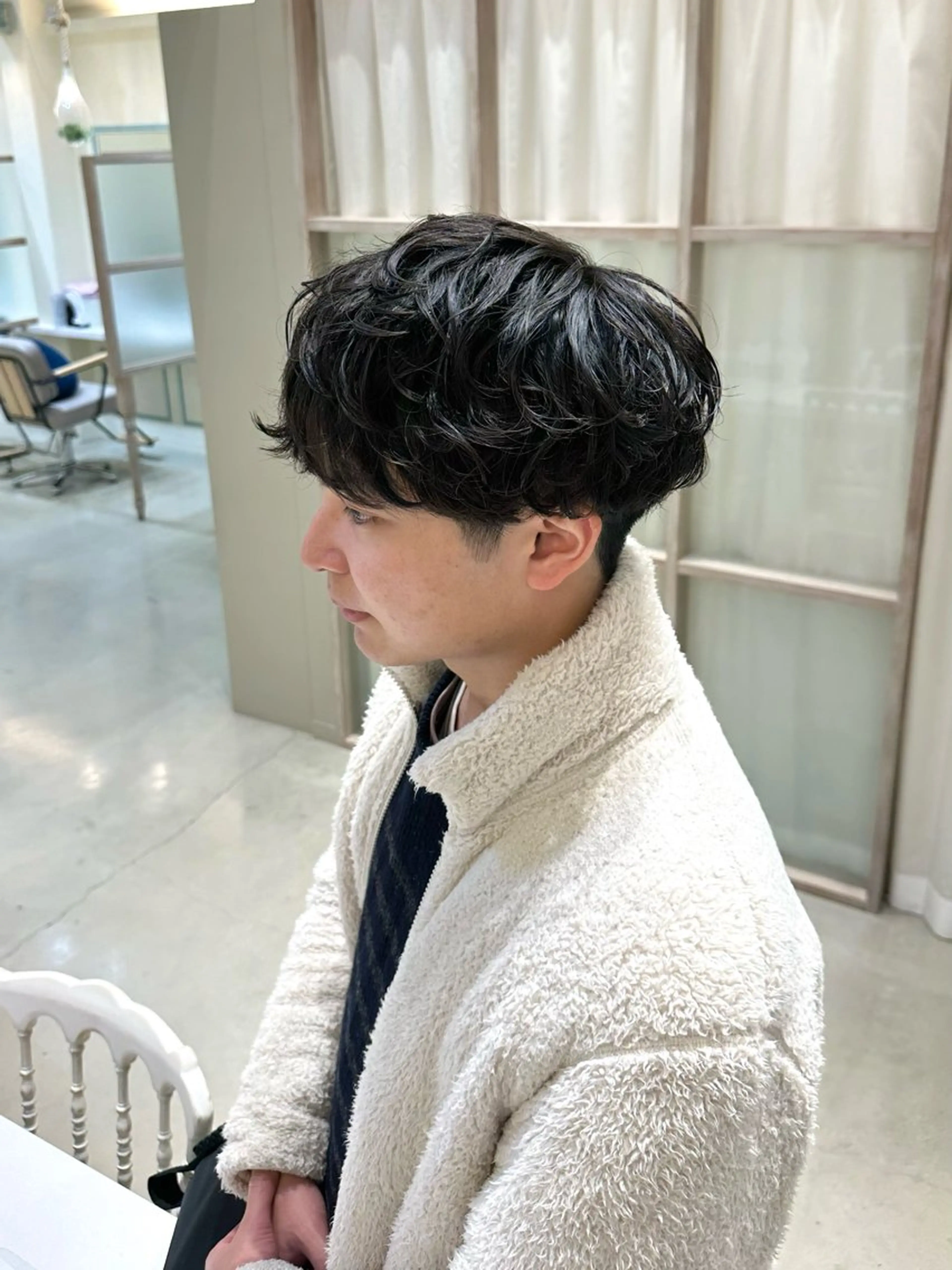 パーマ メンズ メンズパーマ N,SOL / 岩上 新大のヘアスタイル