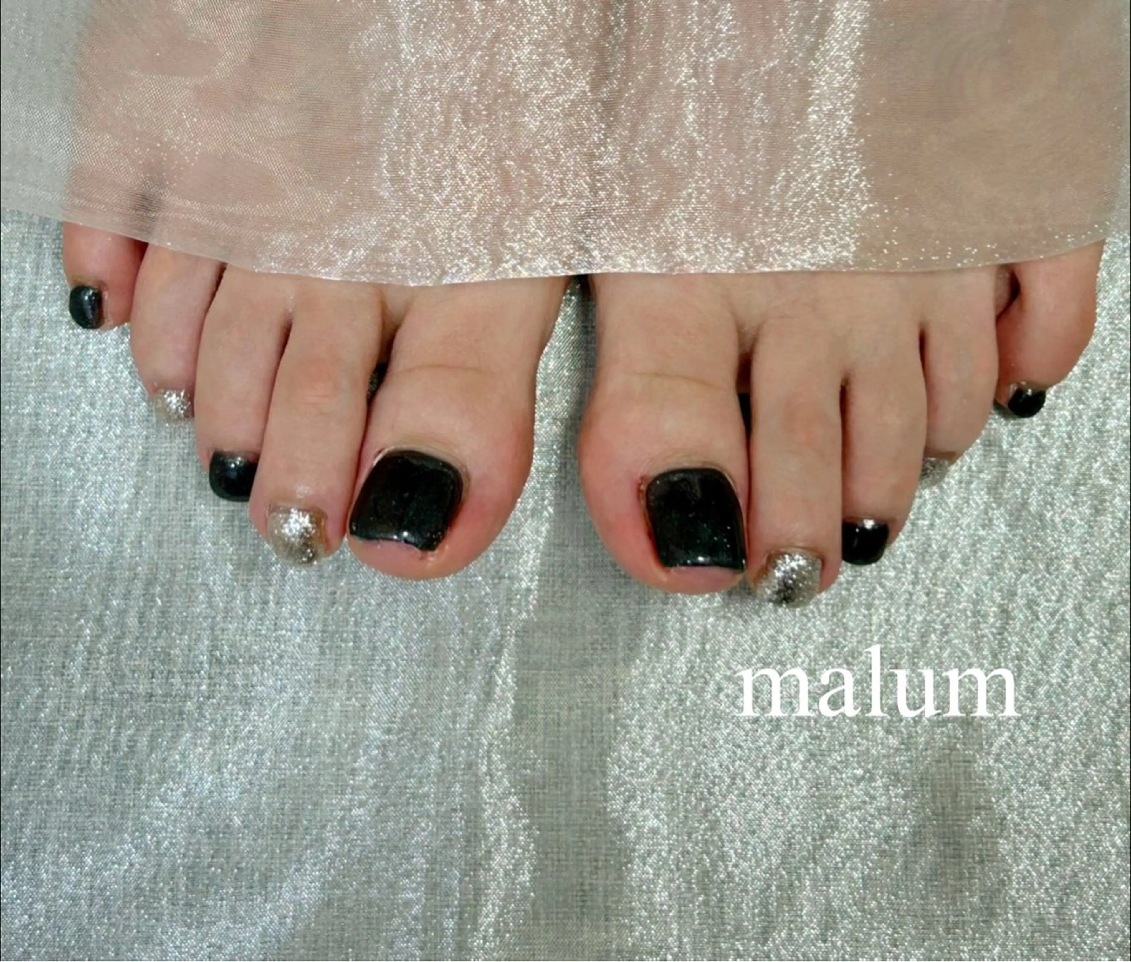ネイル フットネイル malum nailのネイルデザイン