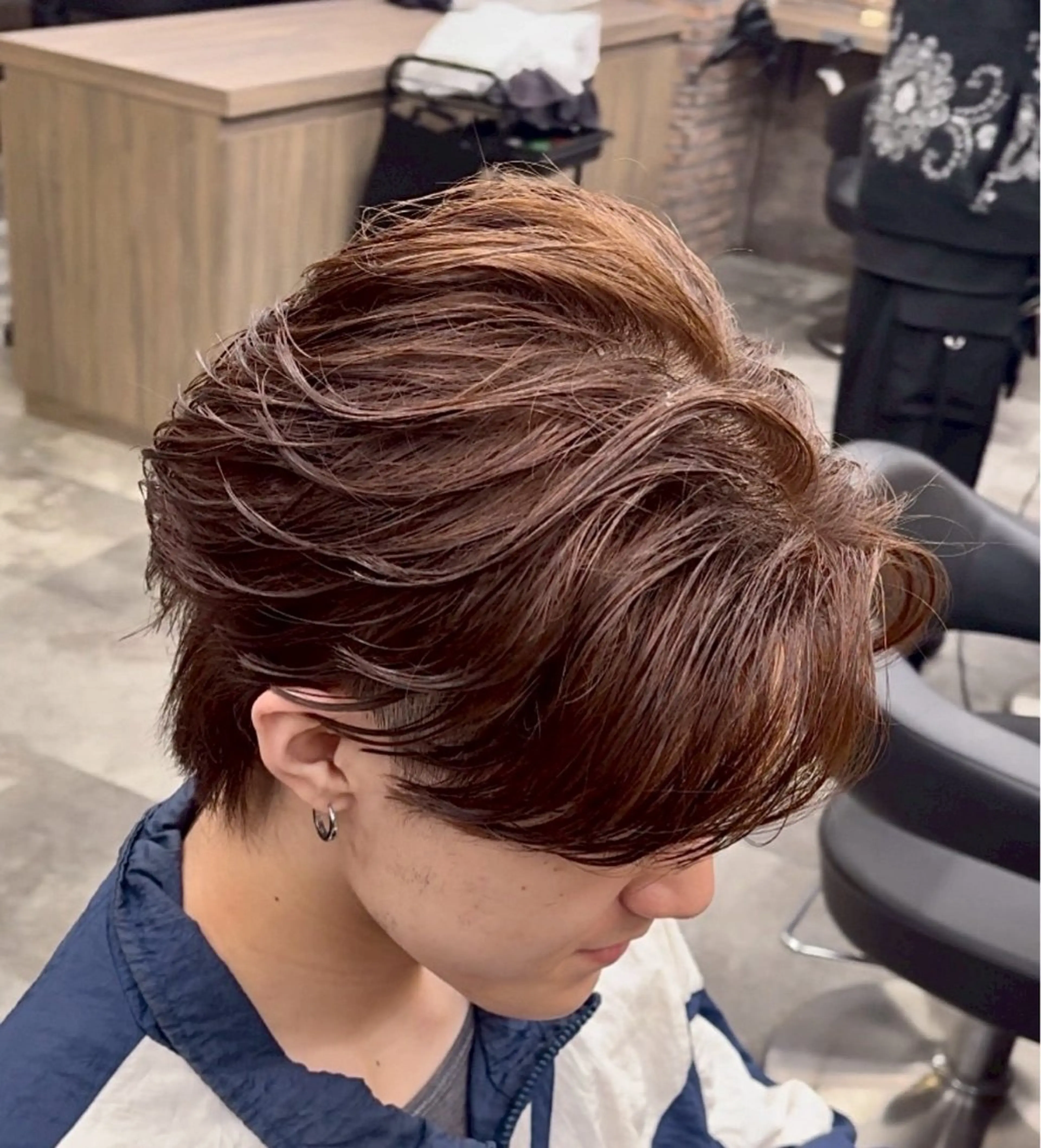 カラー パーマ メンズ 塩原 佑弦のヘアスタイル