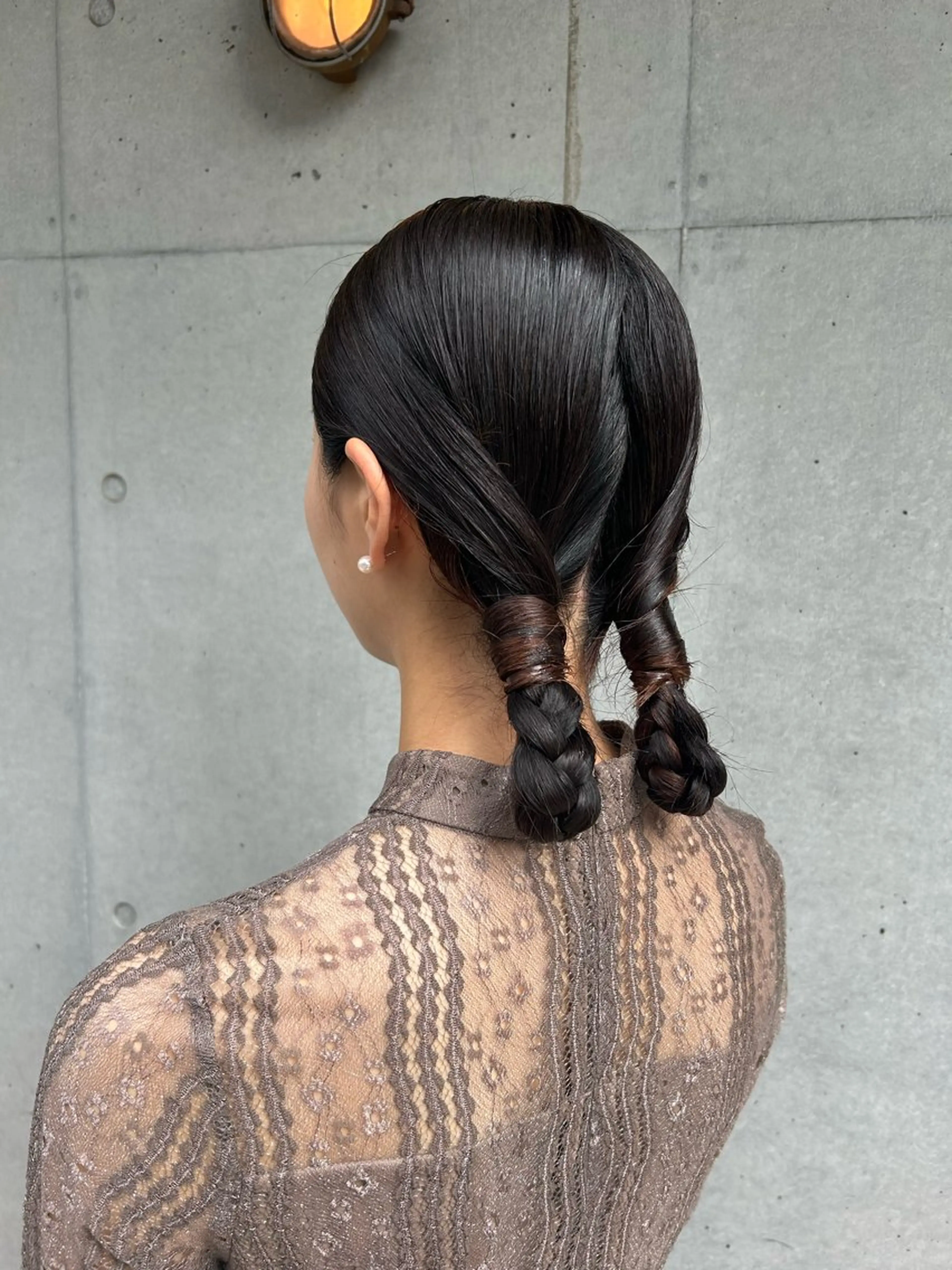 ヘアアレンジ Ririkoボブ 透明感カラー🤍のヘアスタイル