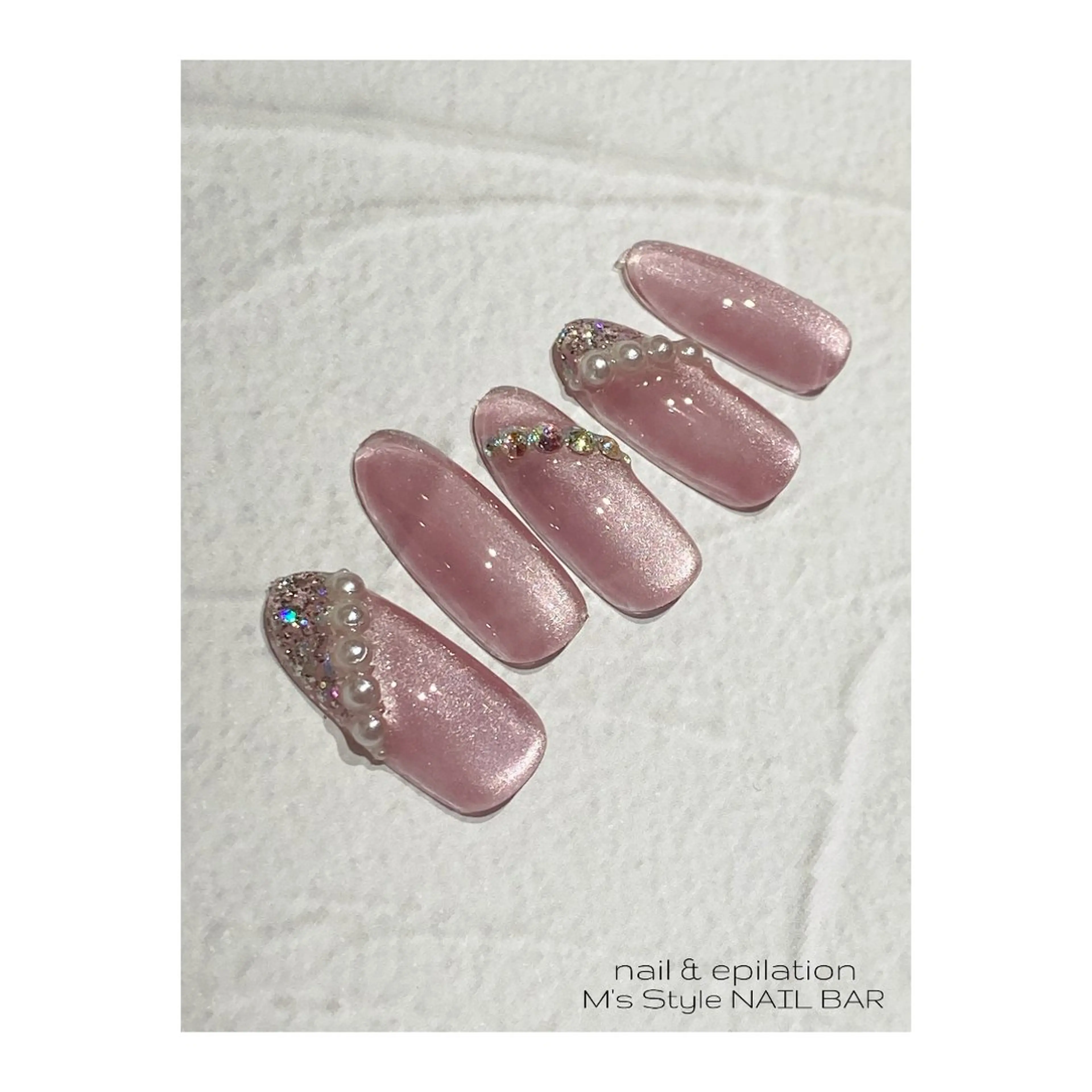 ネイル 成人式 フットネイル フレンチネイル ジェルネイル 韓国ネイル ハンドネイル M's Style NAIL BARのネイルデザイン