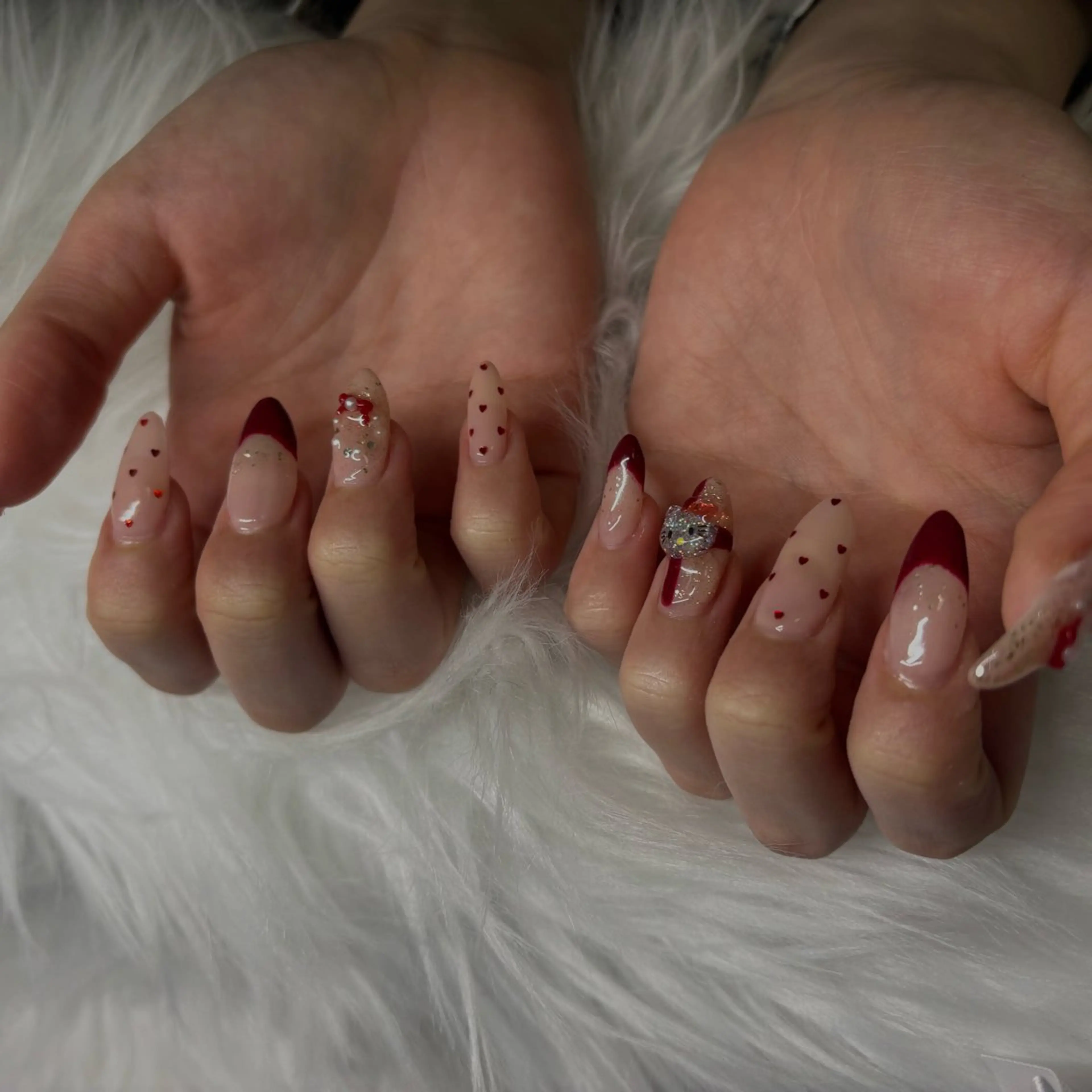 ネイル 長さ出し 持ち込み vante_aimi .パラジェル取扱店のネイルデザイン