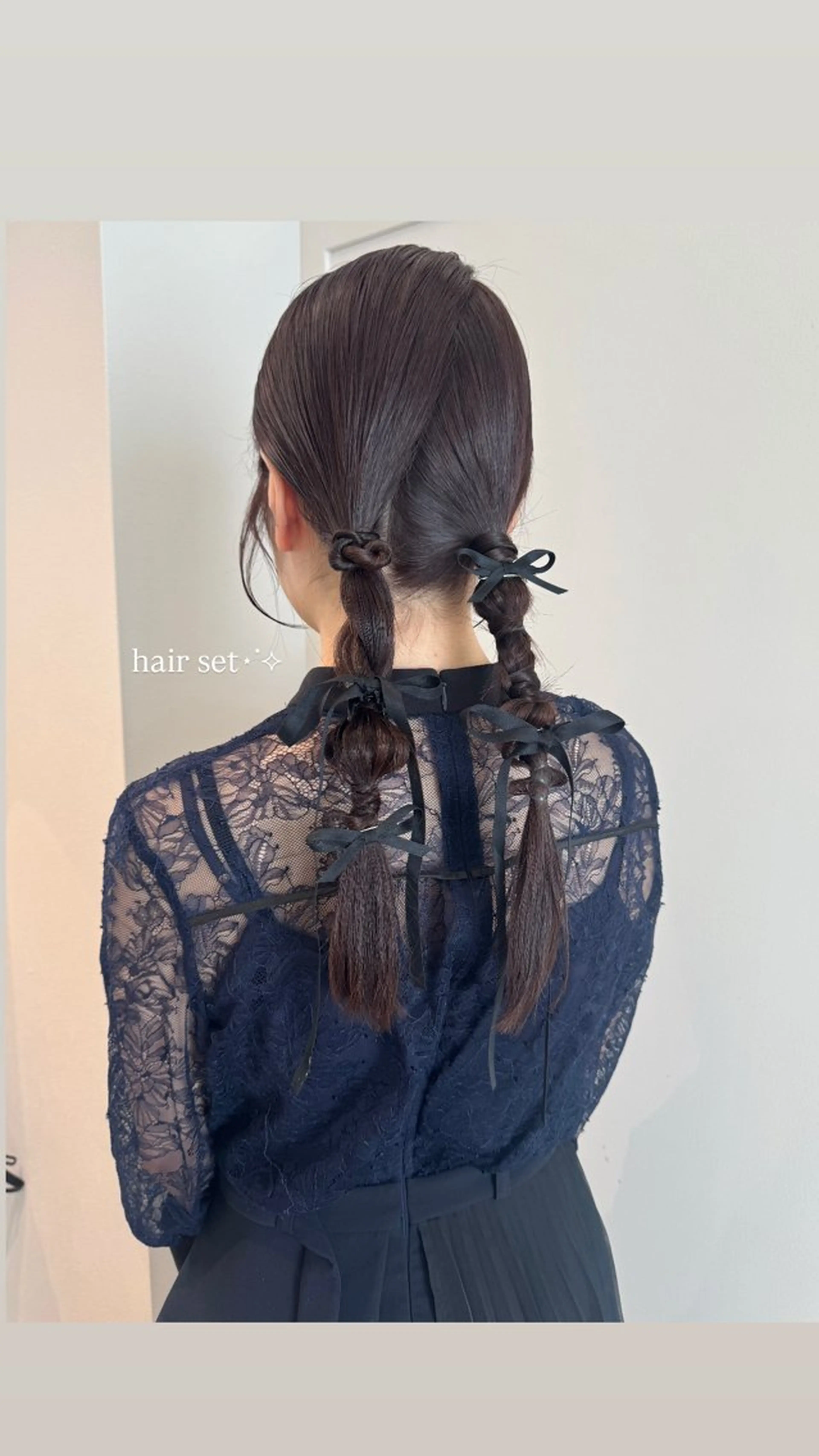 ロング ヘアセット nonel.所属・透明感🍨レイヤー ヘアセット/miyuのヘアスタイル