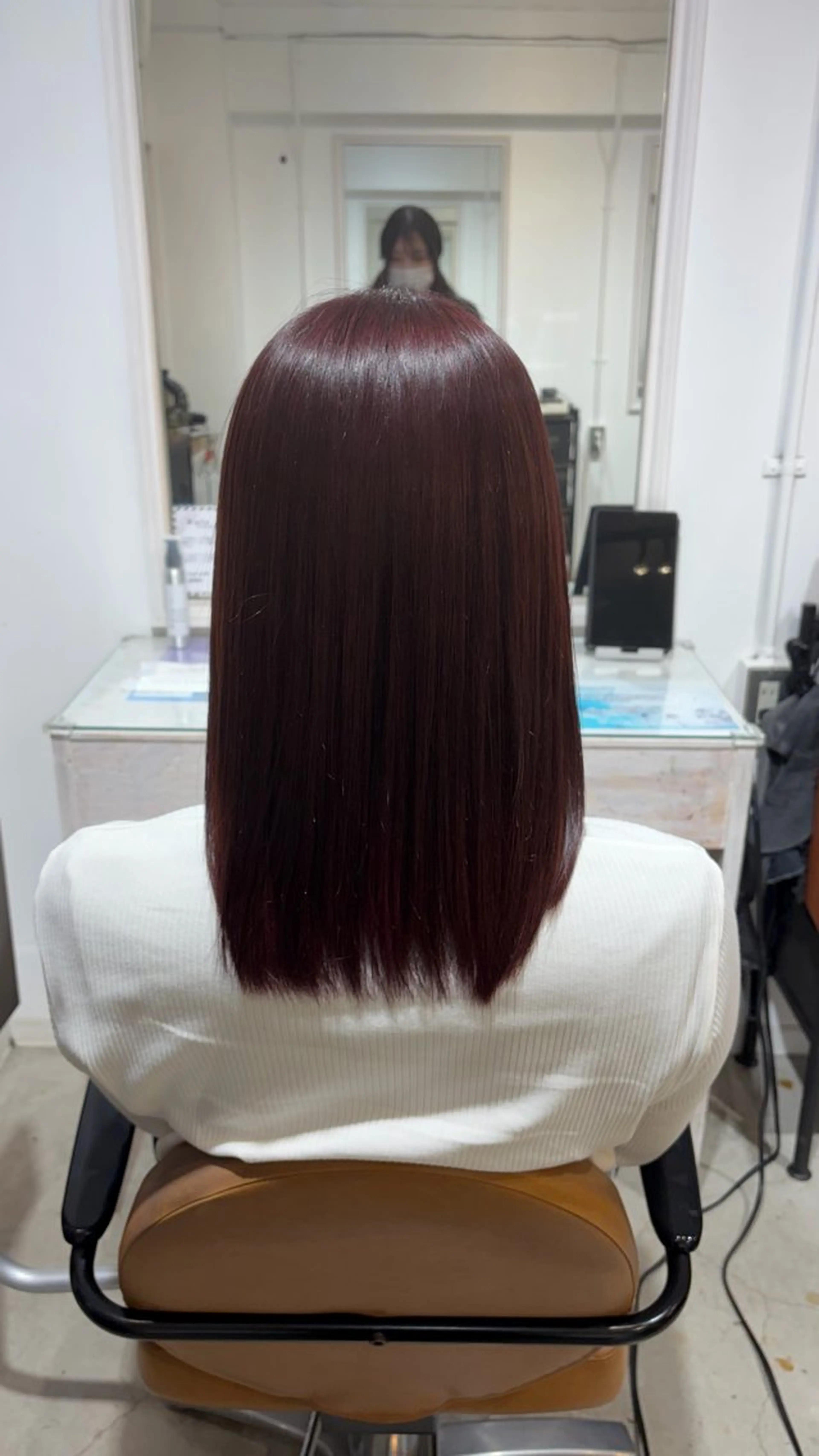 カラー 縮毛矯正 菅野 由莉菜のヘアスタイル