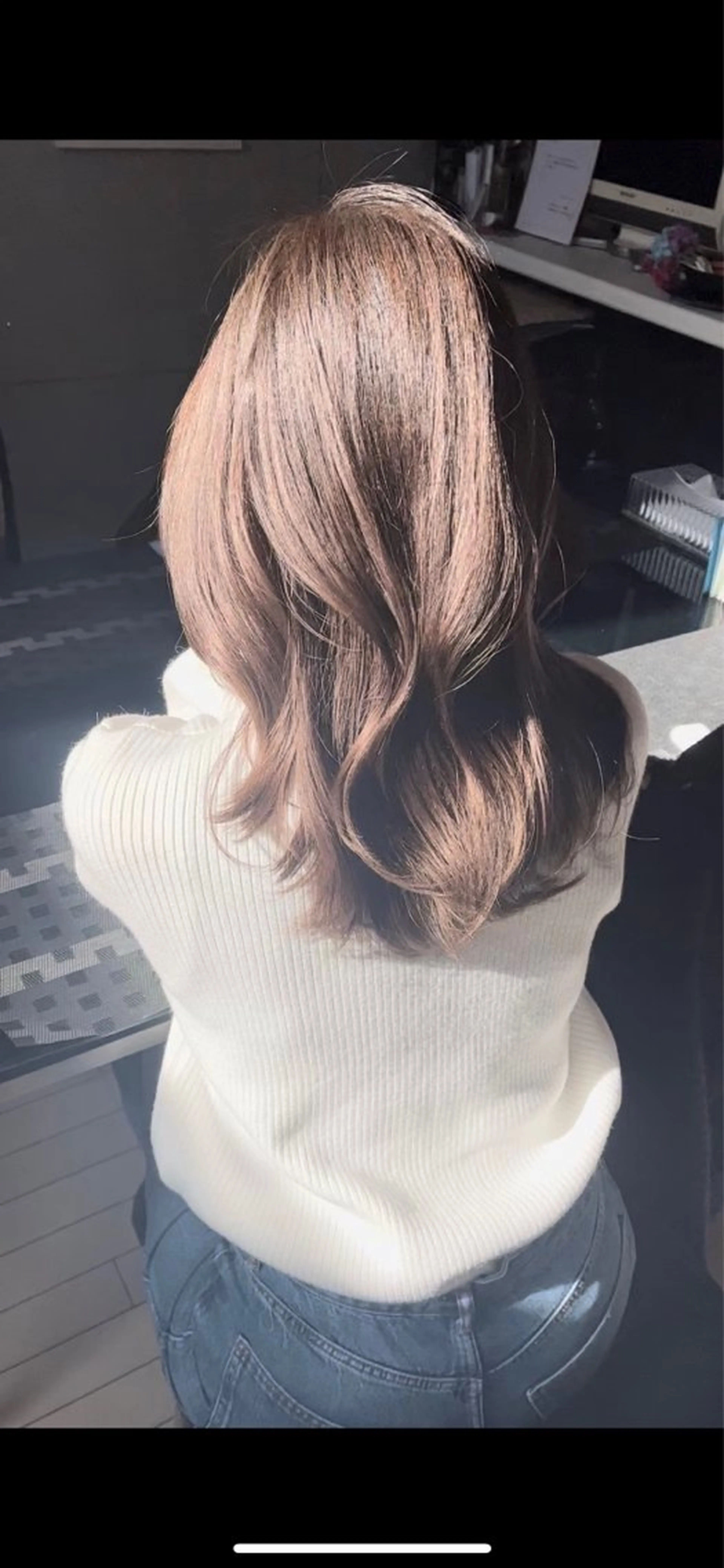 セミロング 透明感カラー/似合わ せ前髪/柴田礼空のヘアスタイル