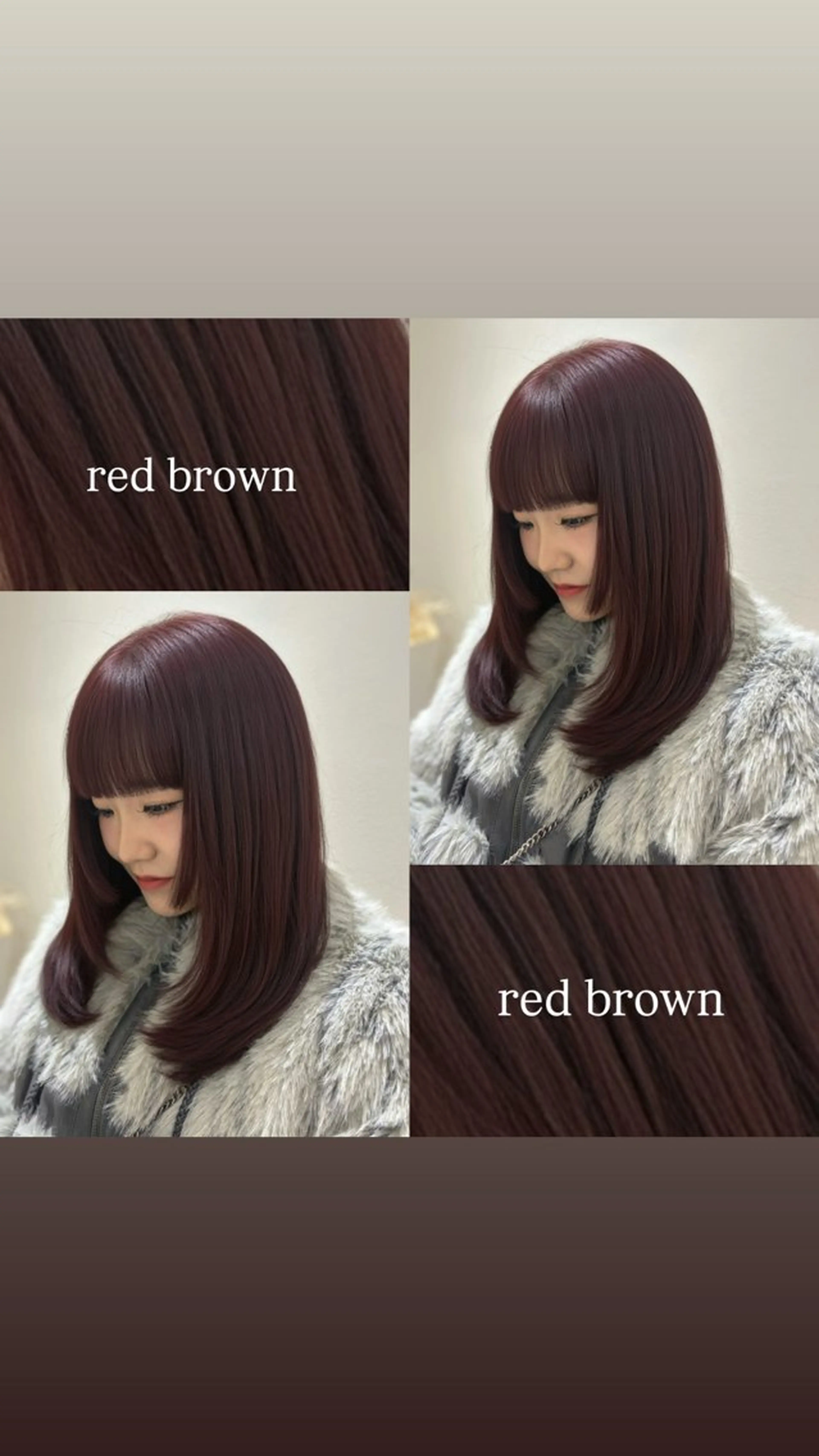 ミディアム カット ヘアカラー kotone🦋 艶髪/似合わせカラーのヘアスタイル