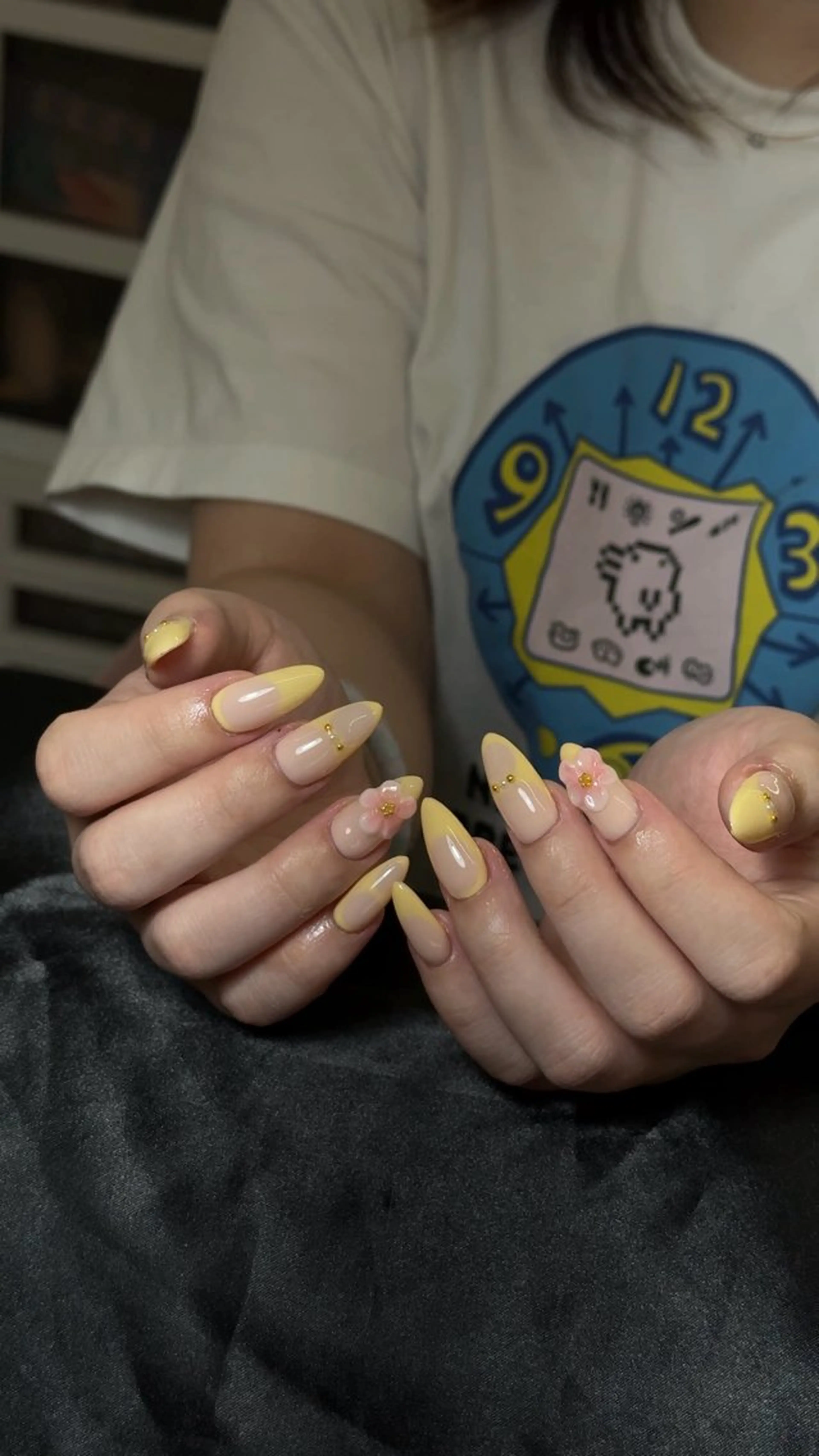 ネイル ワンホンネイル ハンドネイル かおり 奏のネイルデザイン