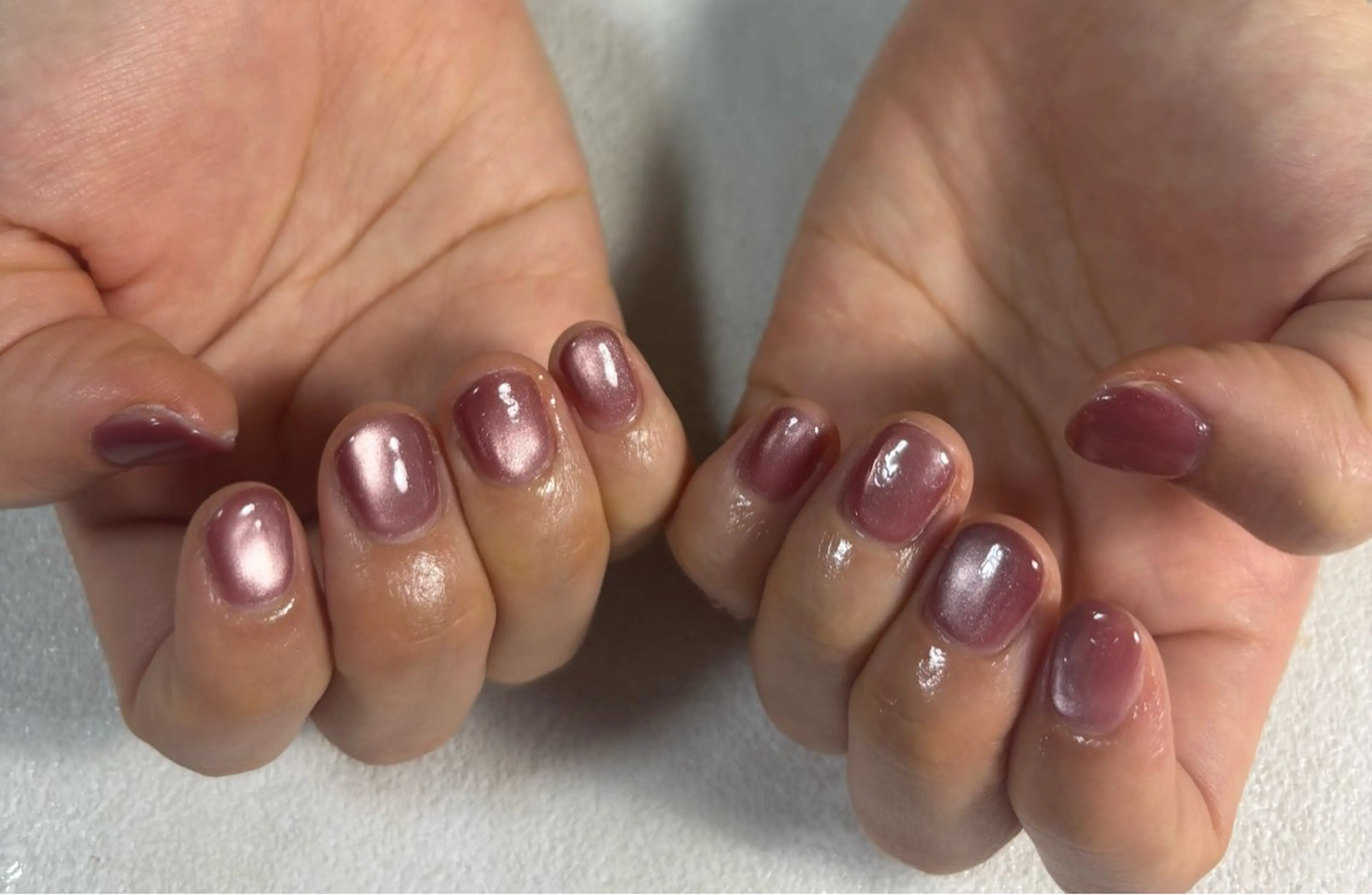 ネイル オーロラネイル 桜ネイル フラワーネイル フットネイル フレンチネイル ハンドネイル kiki nail たまプラーザのネイルデザイン