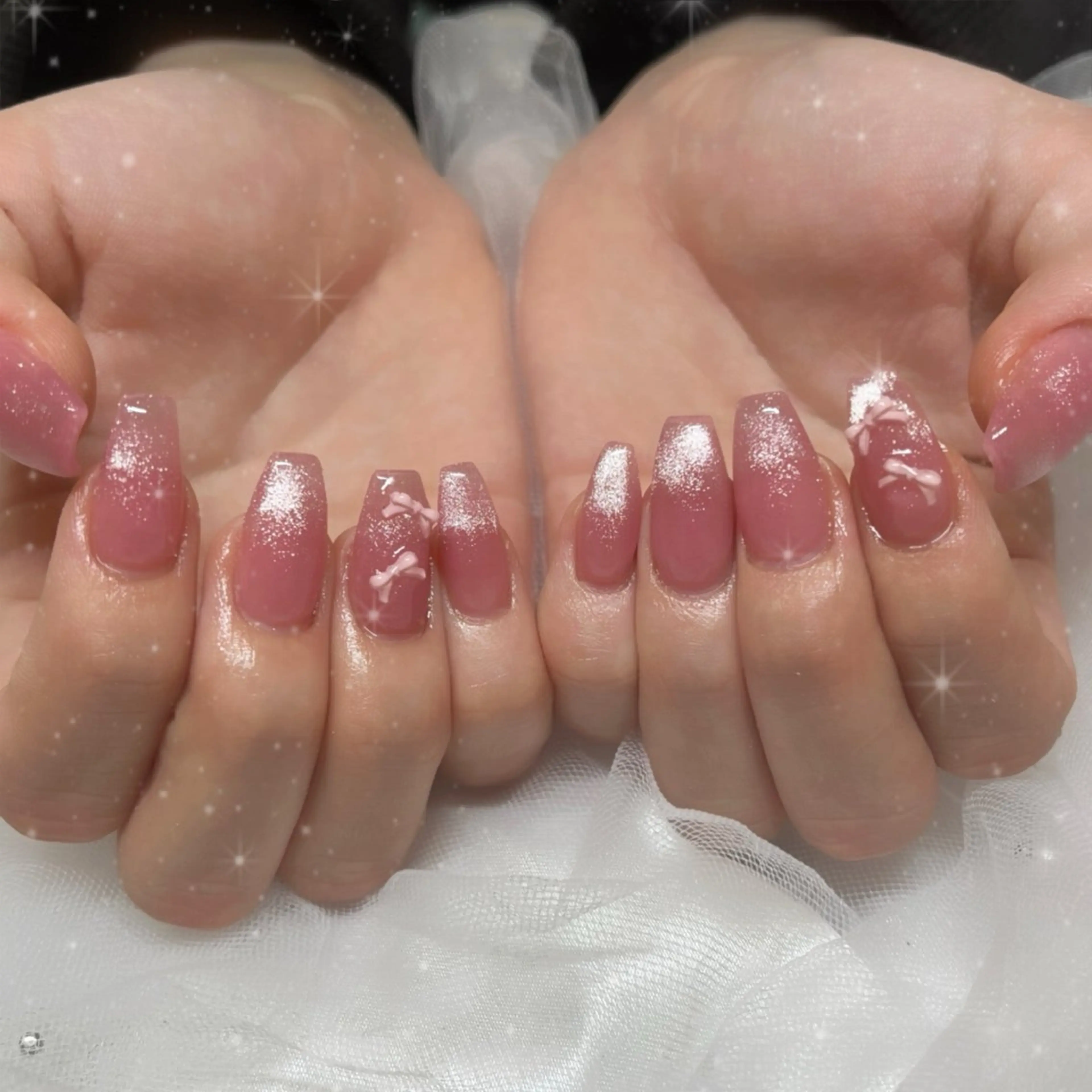 ネイル グラデーション マグネットネイル ハンドネイル BlueDaisy 栄本店のネイルデザイン