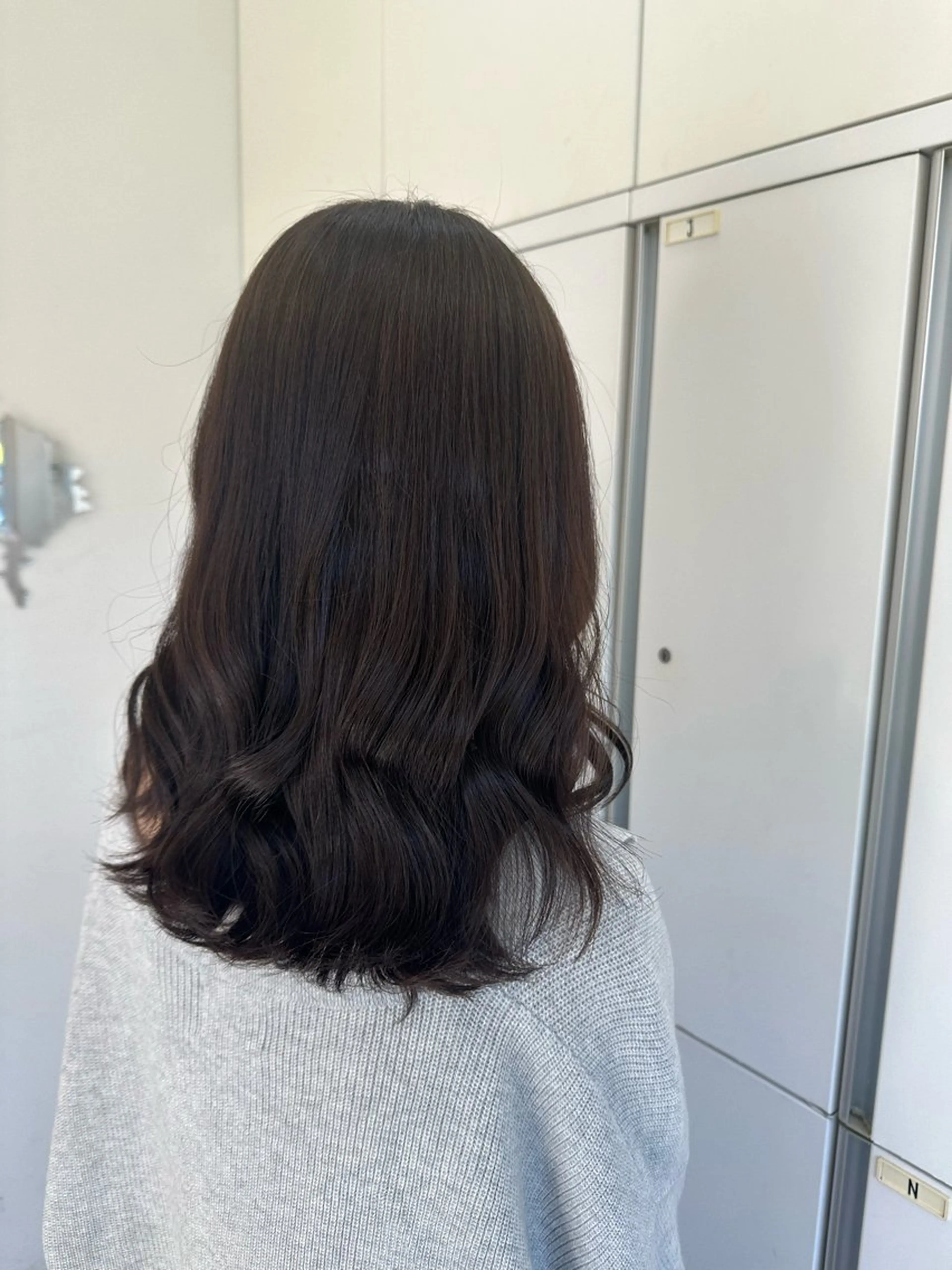 セミロング カラー ヘアカラー 髪質改善AUSTIN登戸所属・ICHIKA/暖色 カラー / Wカラーのヘアスタイル