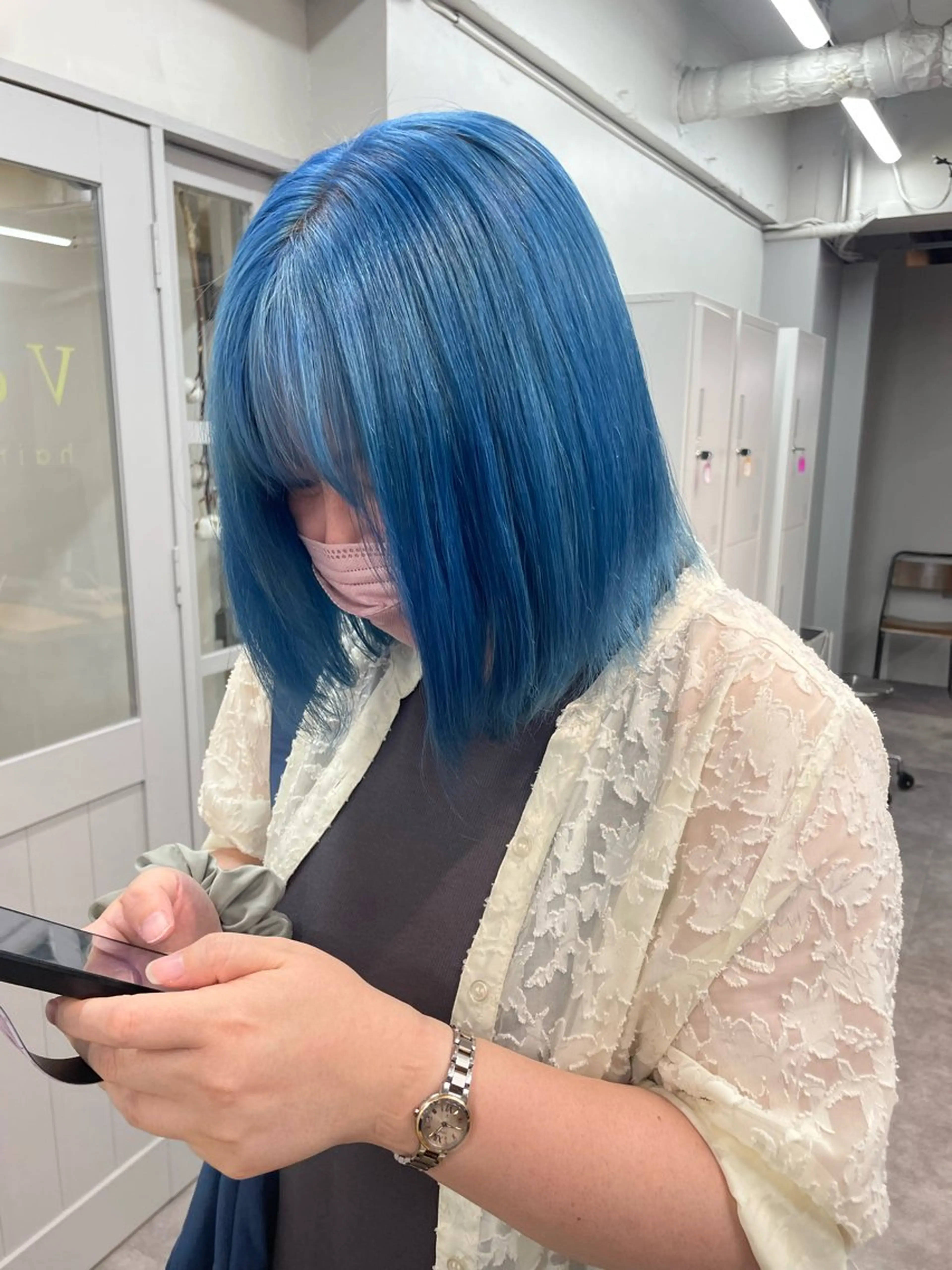 ミディアム カラー ショートカットモデル 🧃Shionのヘアスタイル