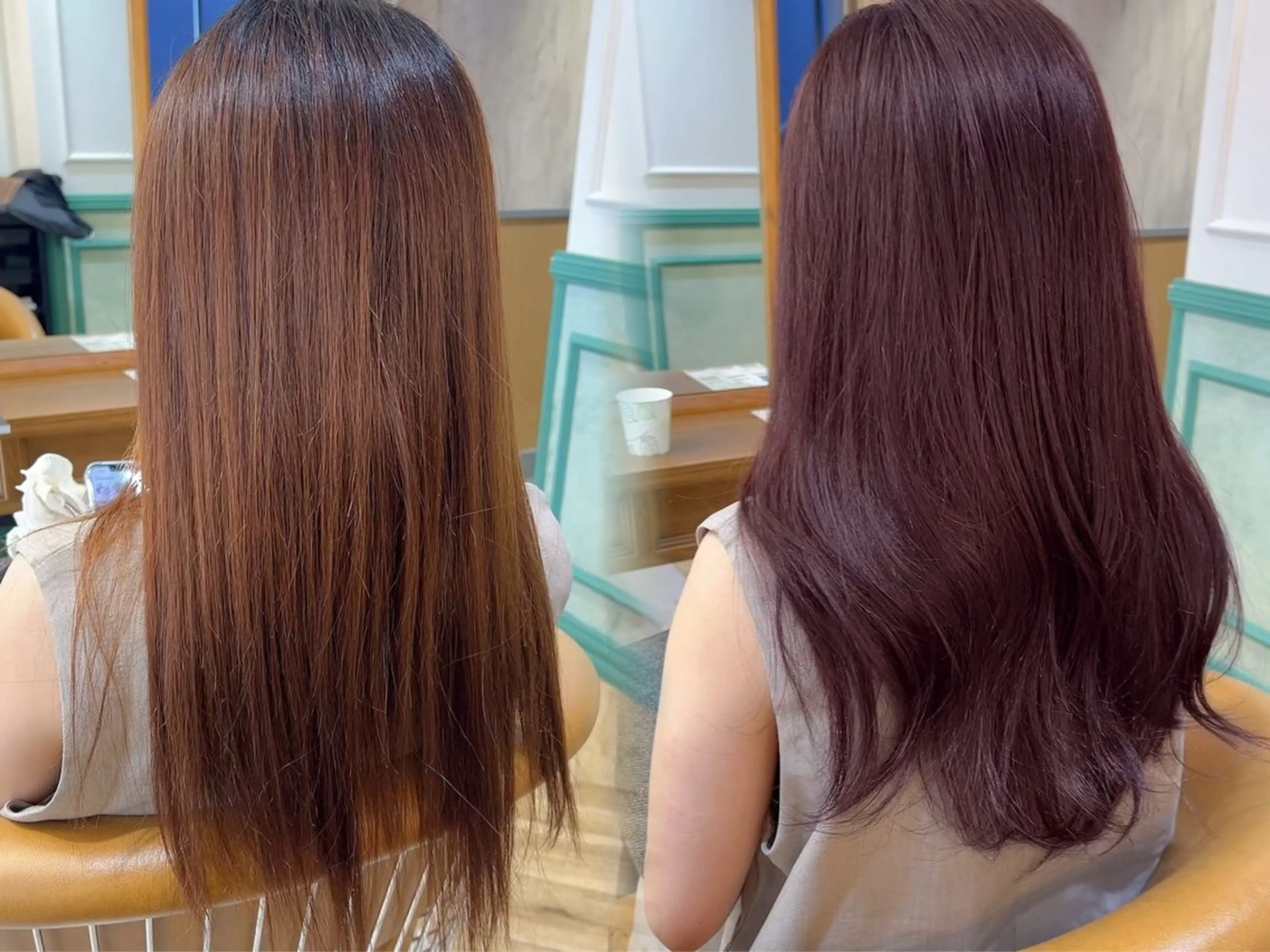 🩷高発色・高補修🩷似合わせカット🇰🇷+プレミアムケラチンカラー🔱+高級トリートメント🫧#韓国#レイヤーの写真