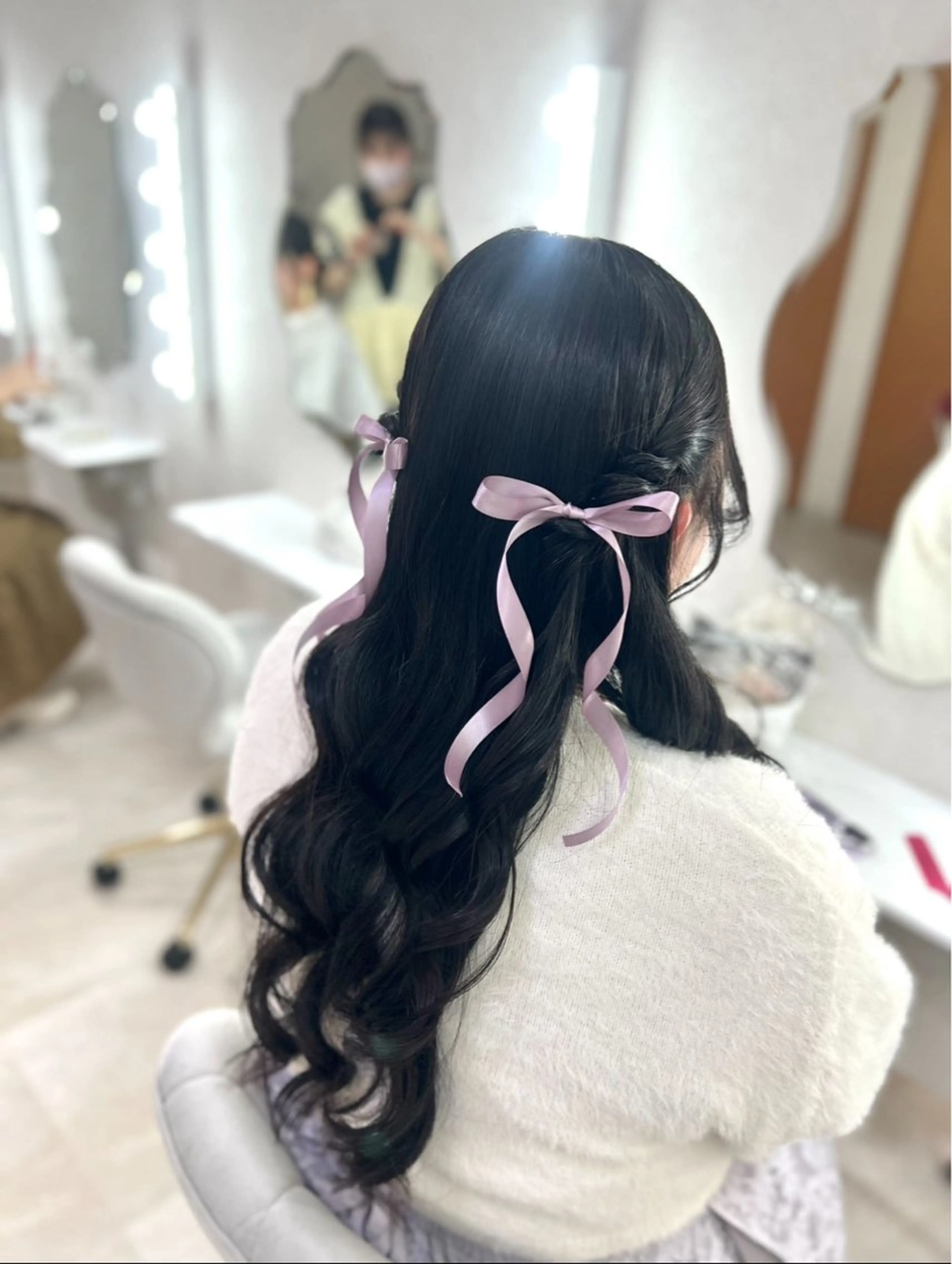 ロング ヘアセット ヘアセット/金山 佐野 妃都美のヘアスタイル