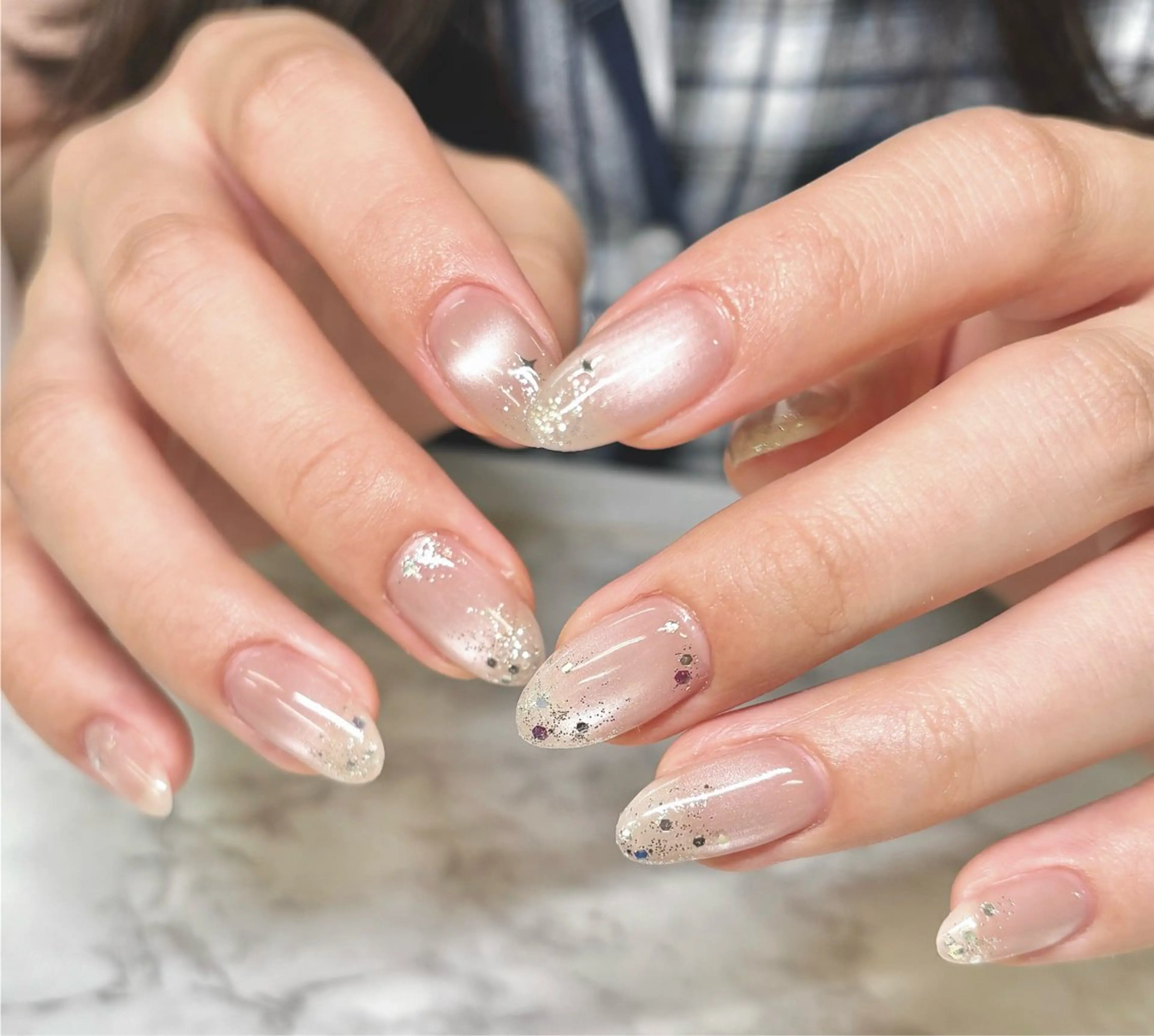 ネイル マグネットネイル 林 夏萌のネイルデザイン