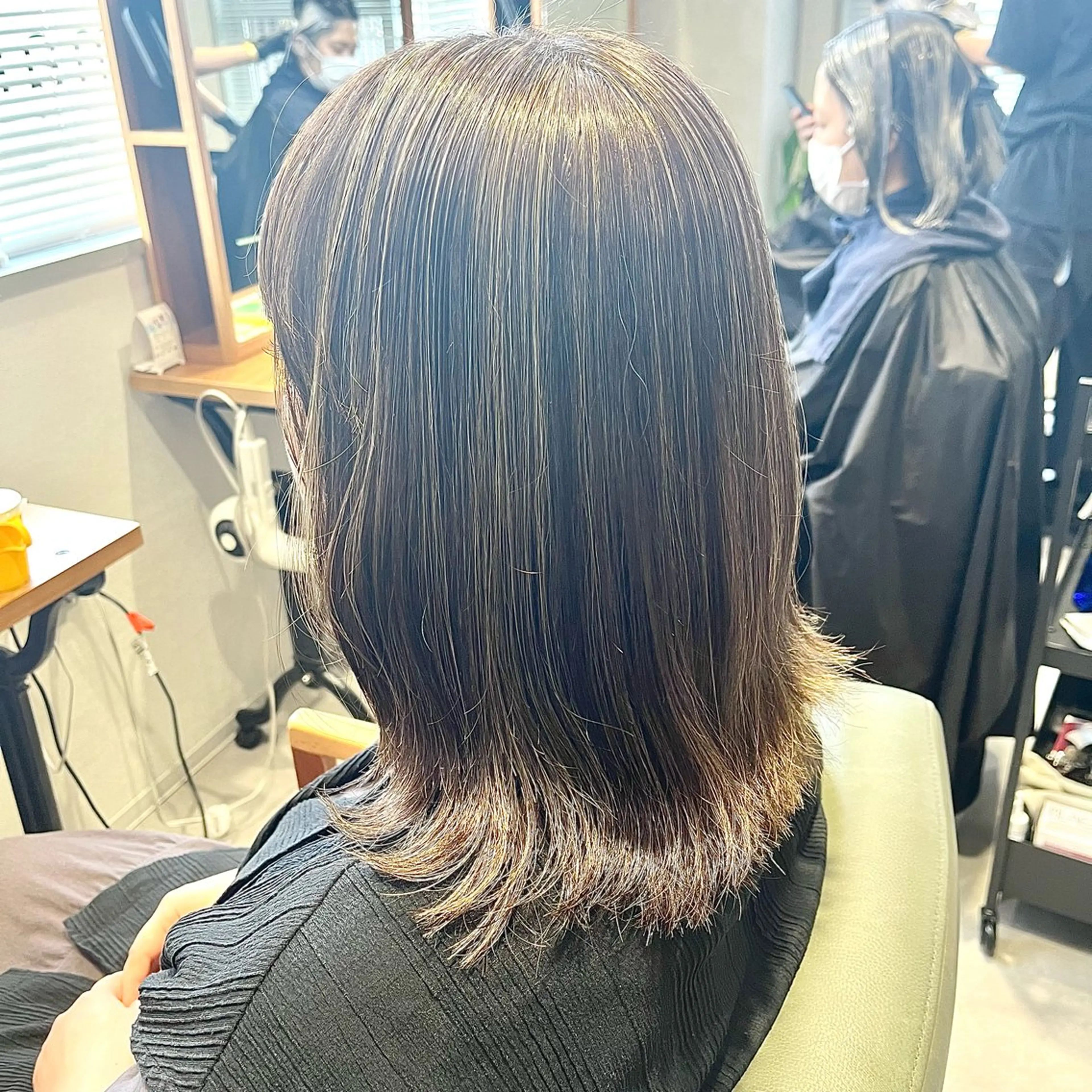 ミディアム カット ヘアカラー マンツーマン美容師 🫧‪久保友華菜🫧のその他イメージ