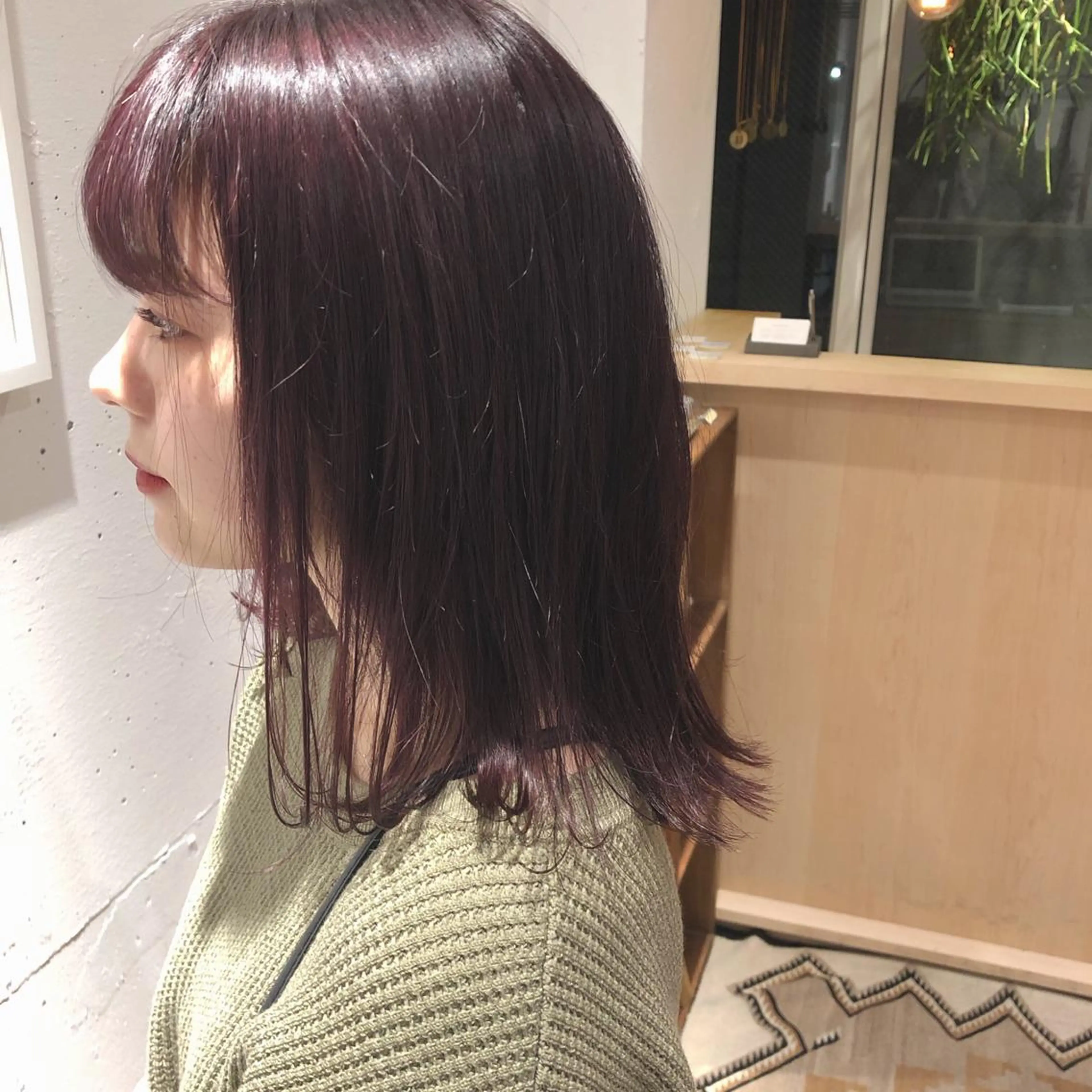 ミディアム カラー 🟩くすみカラー/ボ ブ/ショート/大司のヘアスタイル