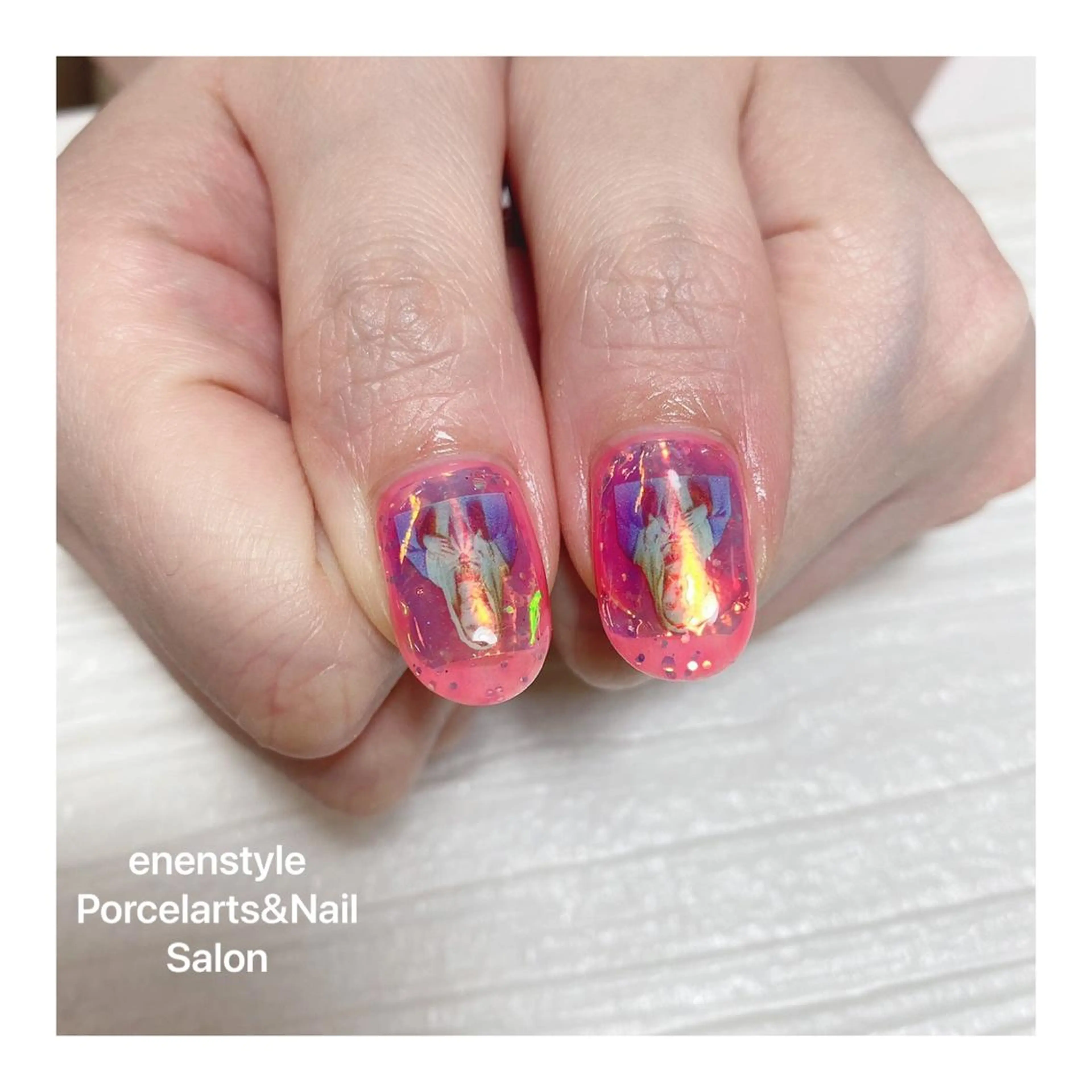 ミディアム ネイル 👑enen style👑のネイルデザイン