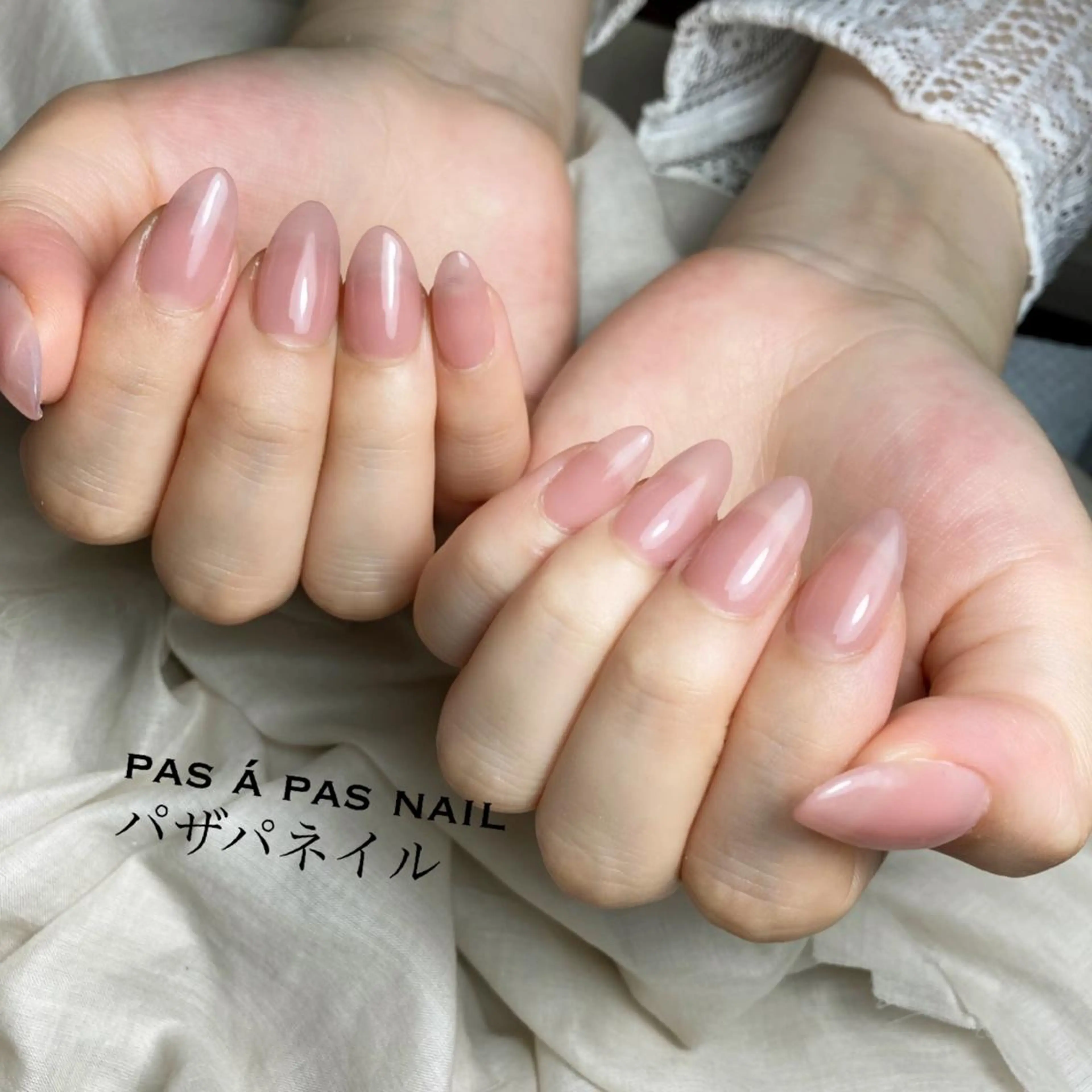 セミロング ネイル Yakko pas á pasのネイルデザイン