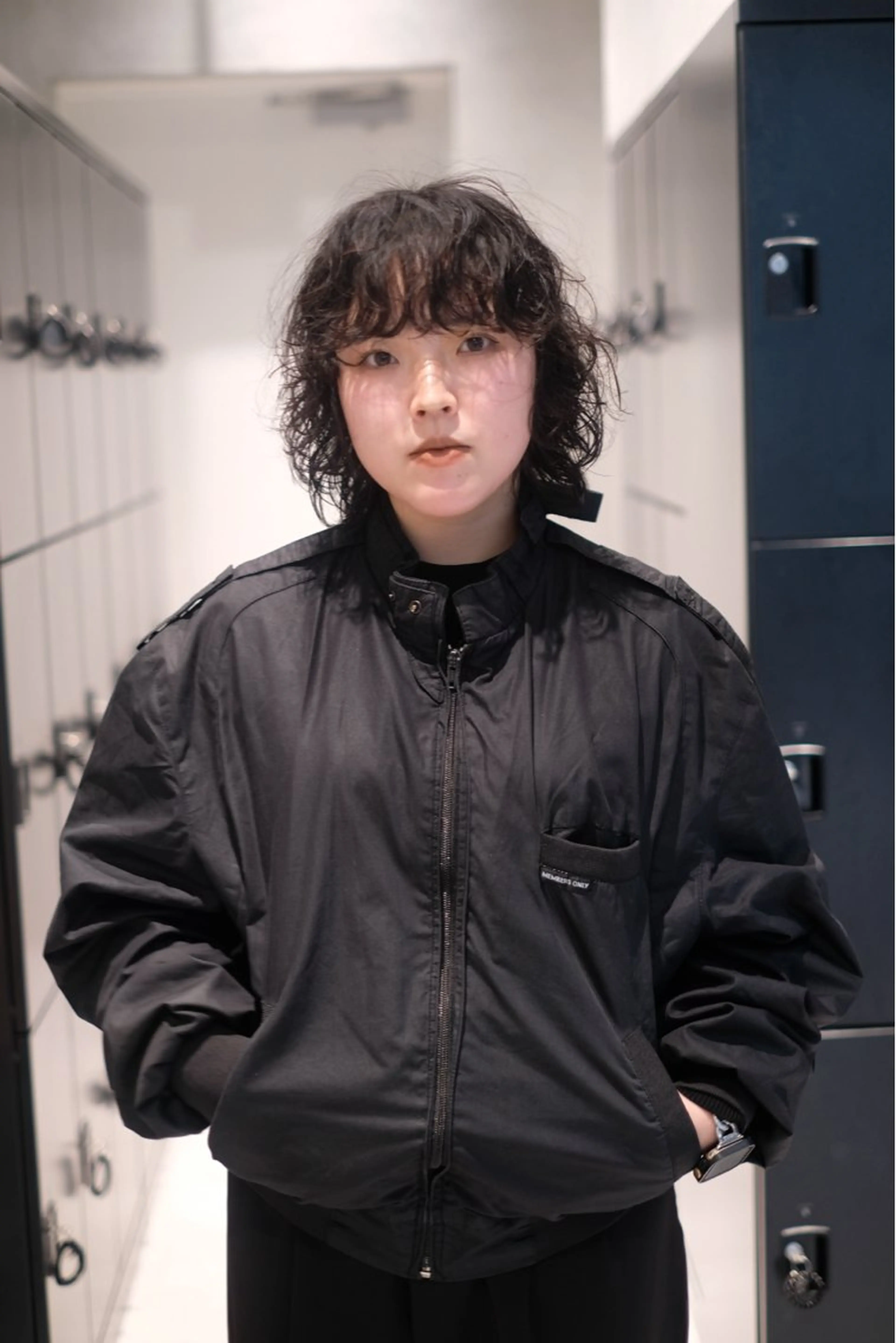 ショート パーマ 瓜谷 亮磨のヘアスタイル