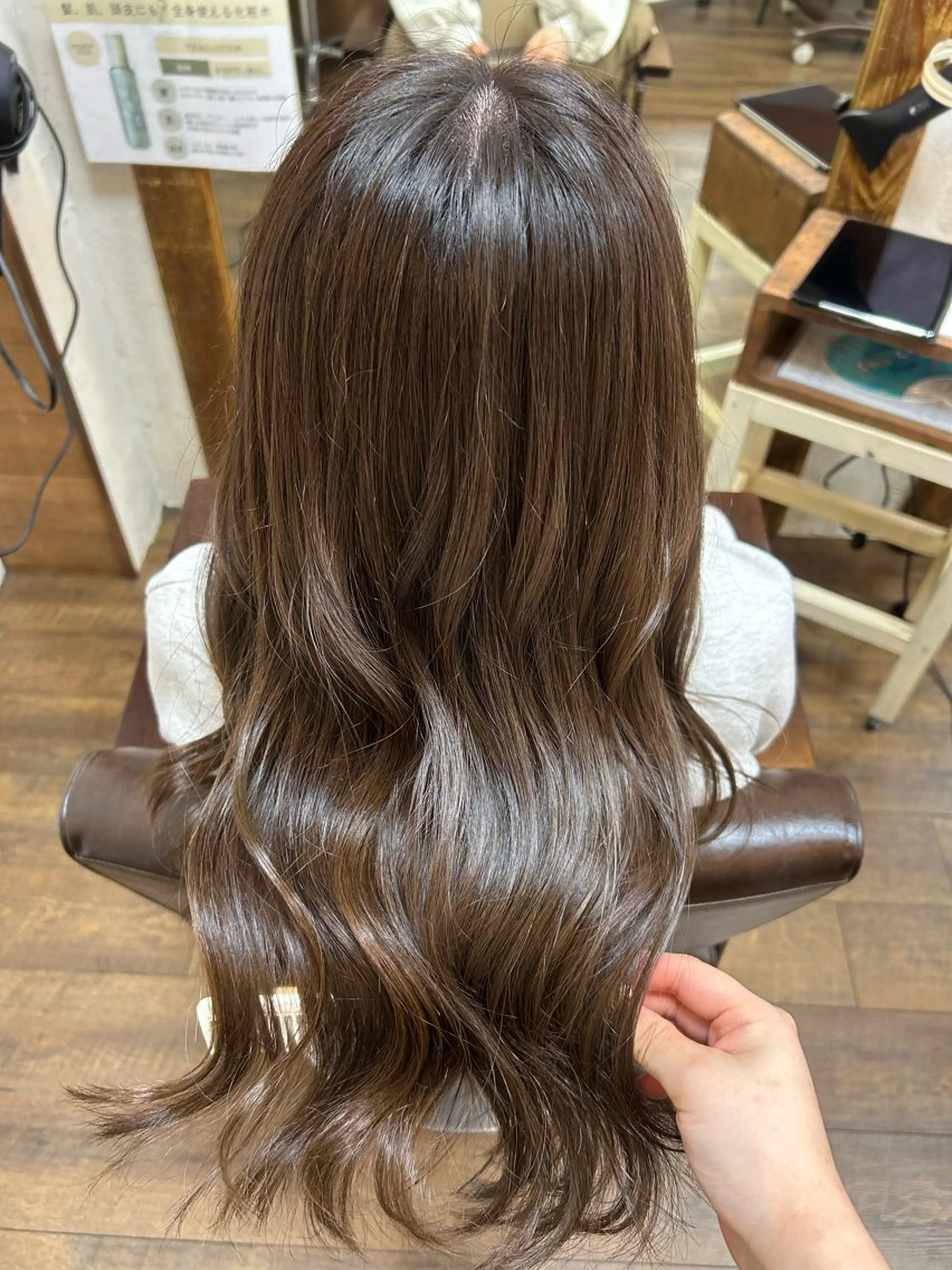 ロング カラー ブラウンカラー カット ヘアカラー 徳永　髪質改善 カラー🪄💫のヘアスタイル