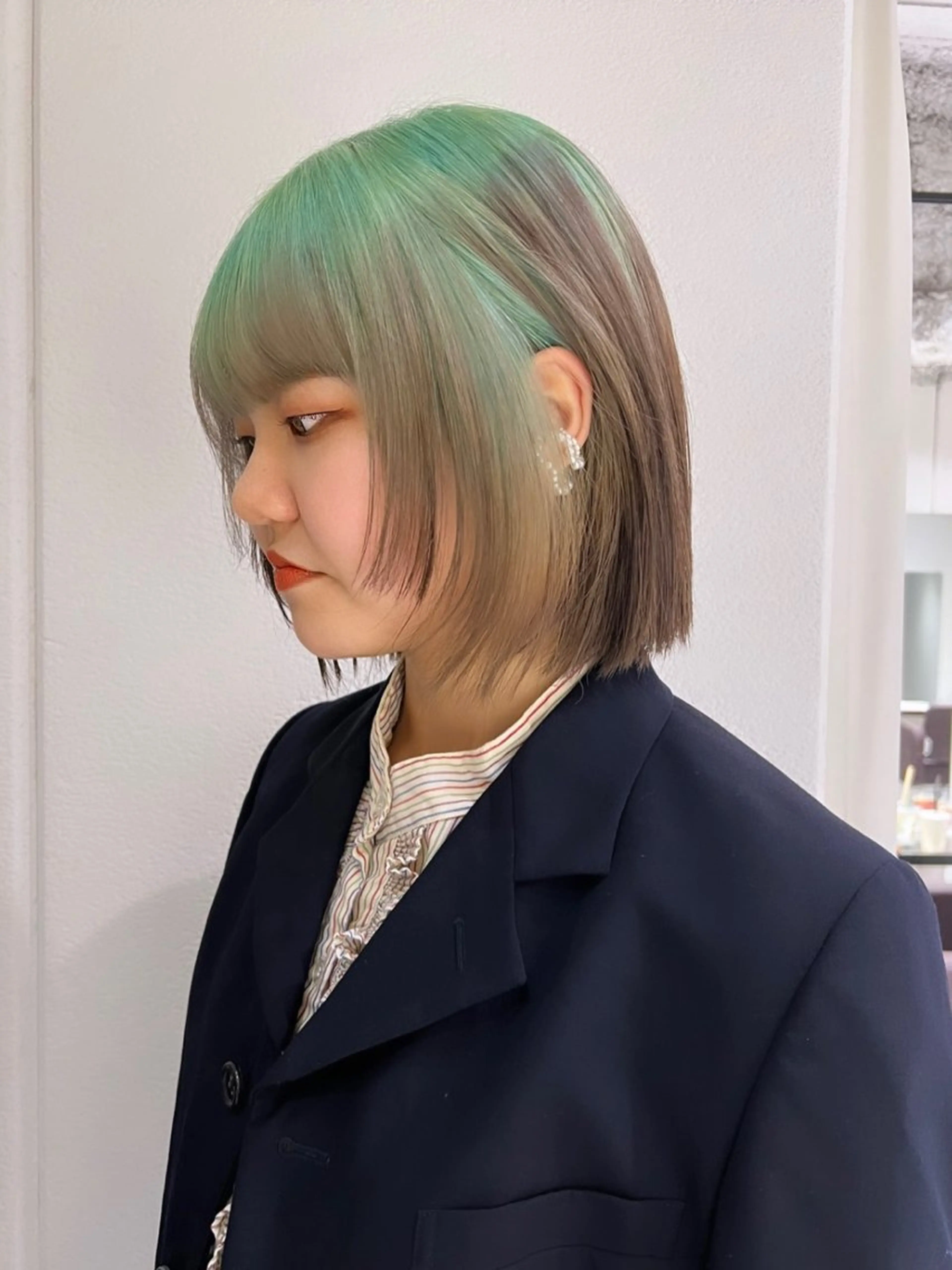 ショート カラー デザインカラー nendo_hair所属・ハイトーン/ボブ 🎀sonokaのヘアスタイル