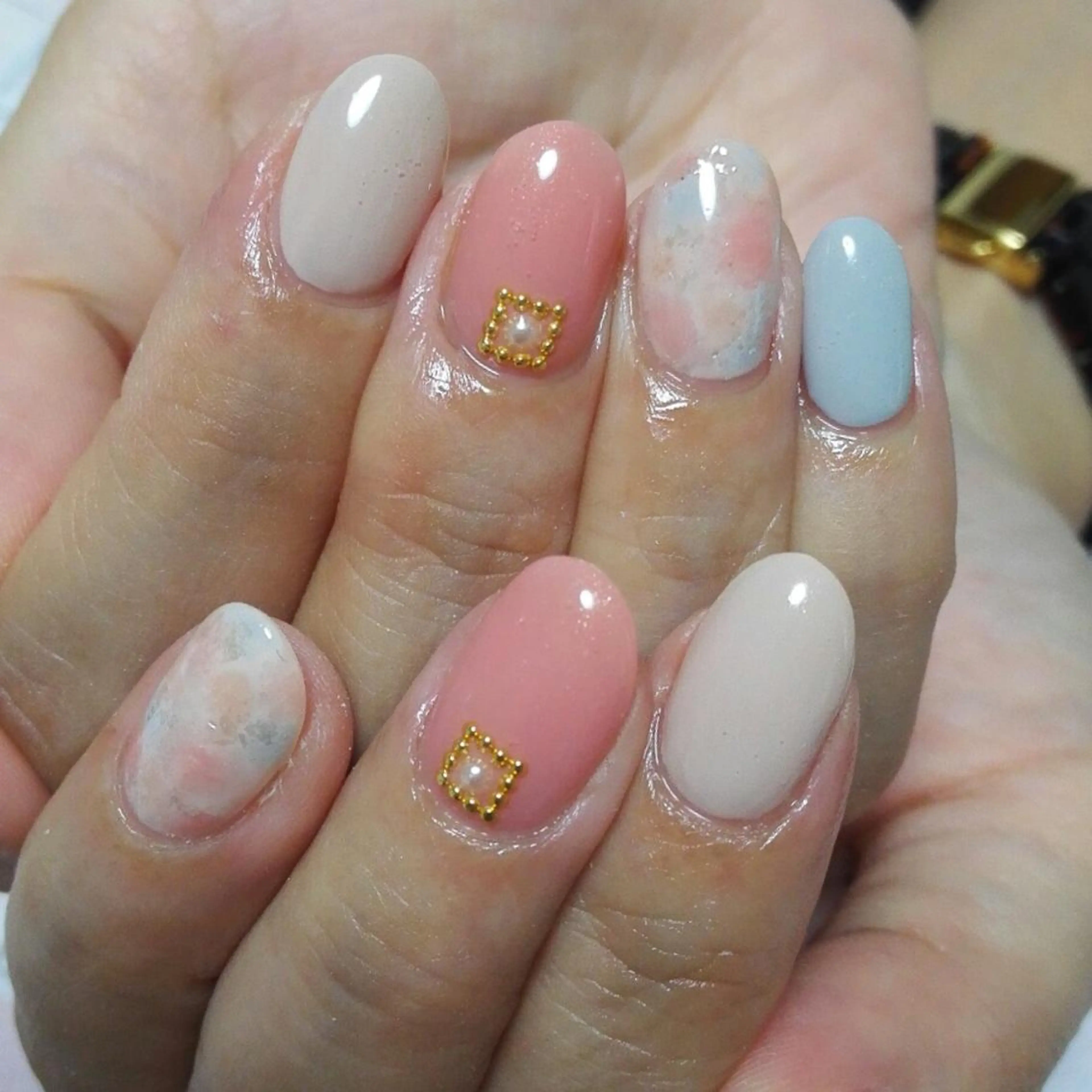 ネイル 春ネイル zuzunail -lacoa-のネイルデザイン