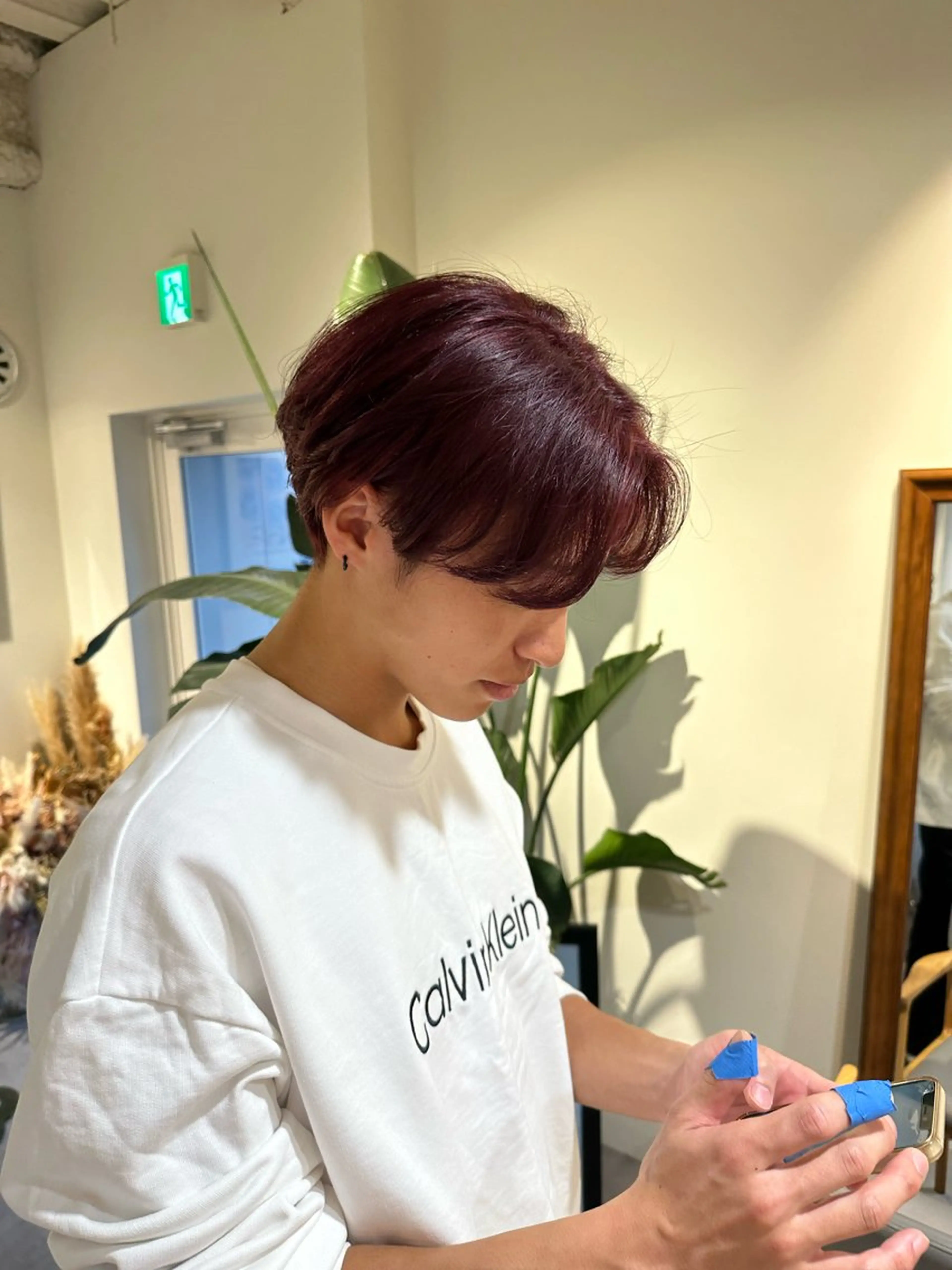 カラー ヘアカラー HANAME 原宿美容室のヘアスタイル