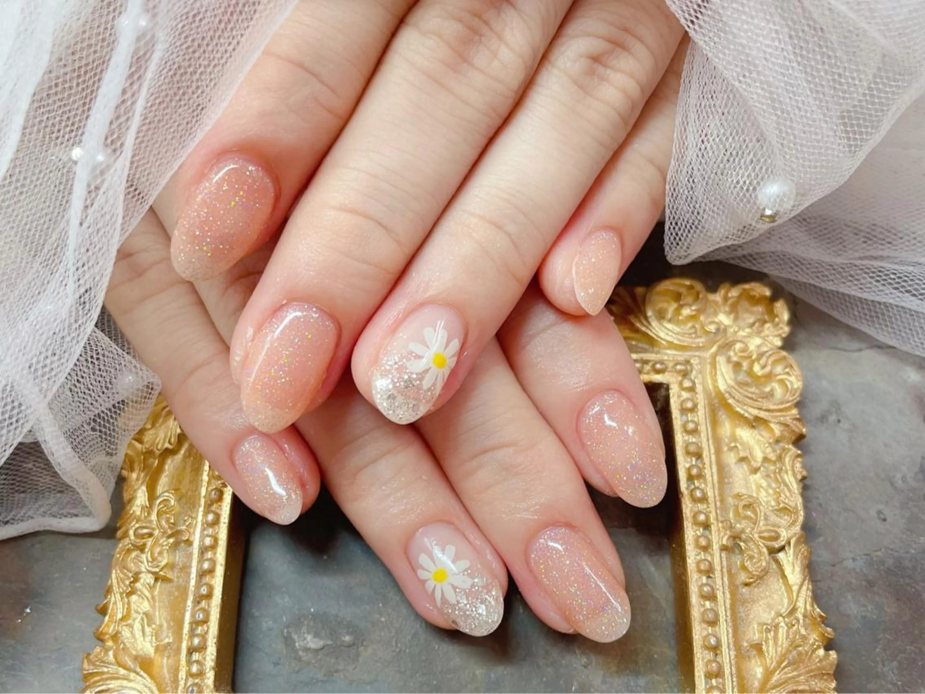 ネイル ハンドネイル マジック ミラーのネイルデザイン