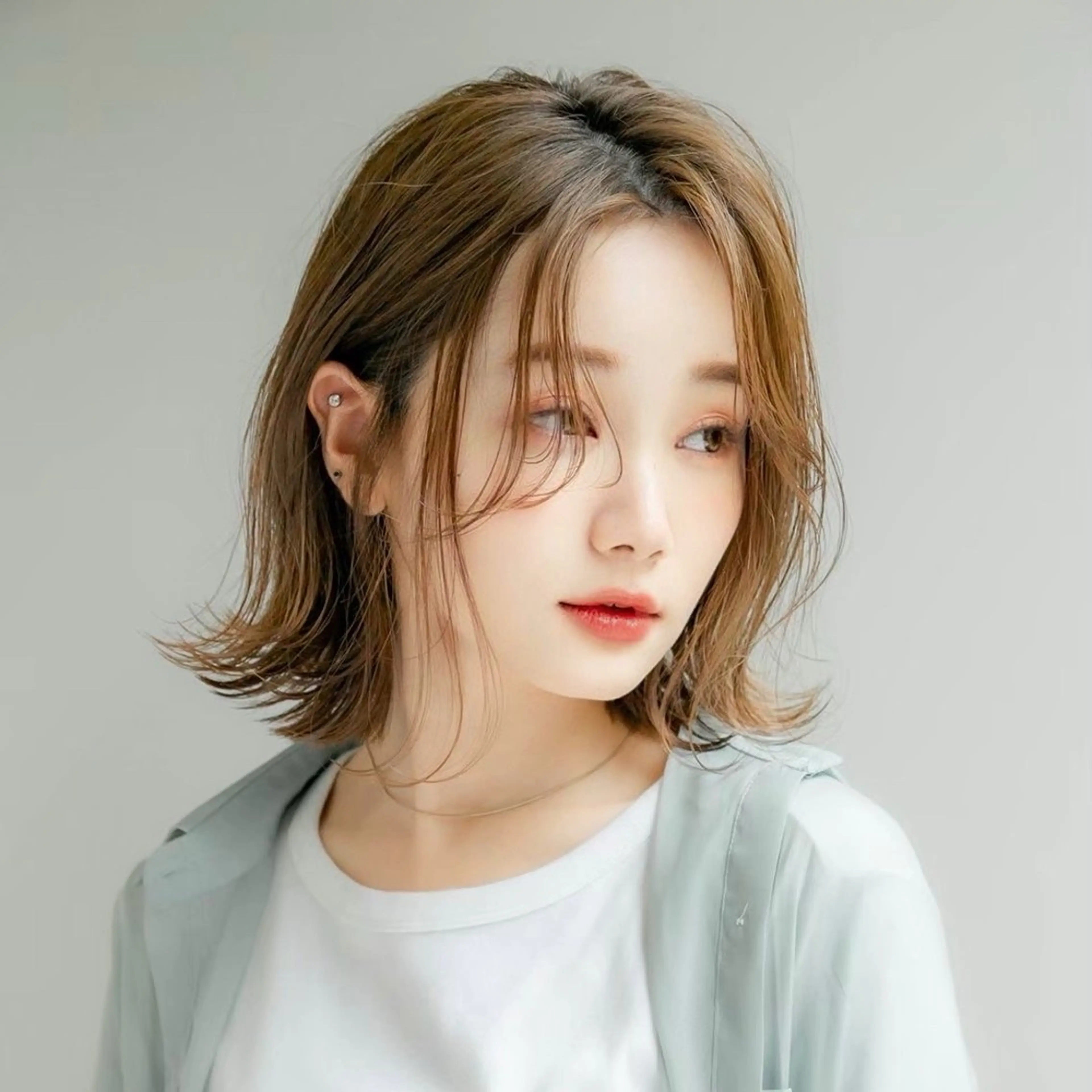 ショート カラー カット ヘアカラー トリートメント 韓国/ボブ/レイヤー /髪質改善/まさ❣️のヘアスタイル