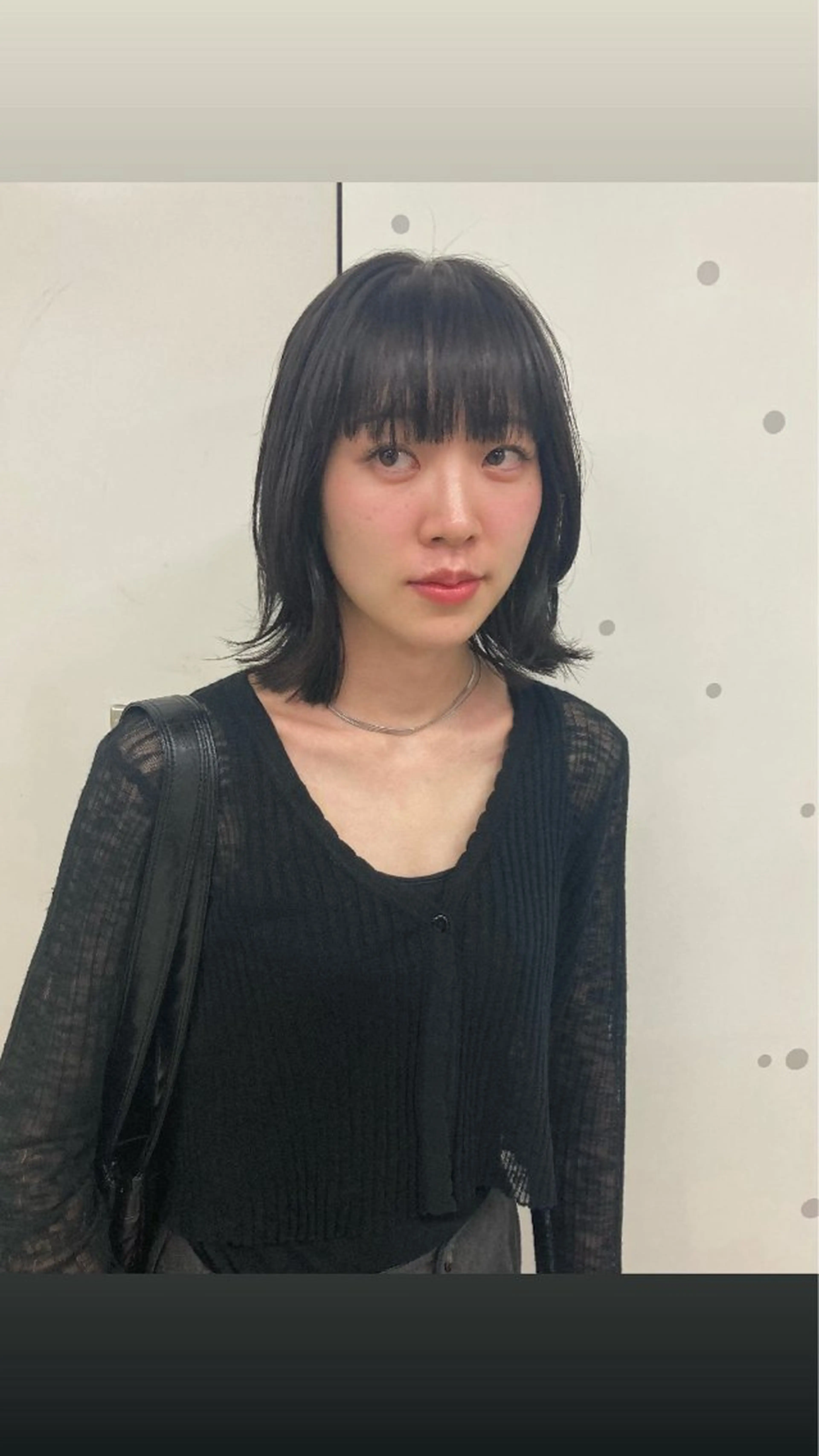 ミディアム カラー カット ヘアカラー トリートメント ウルフレイヤー エクステ/kokiのヘアスタイル