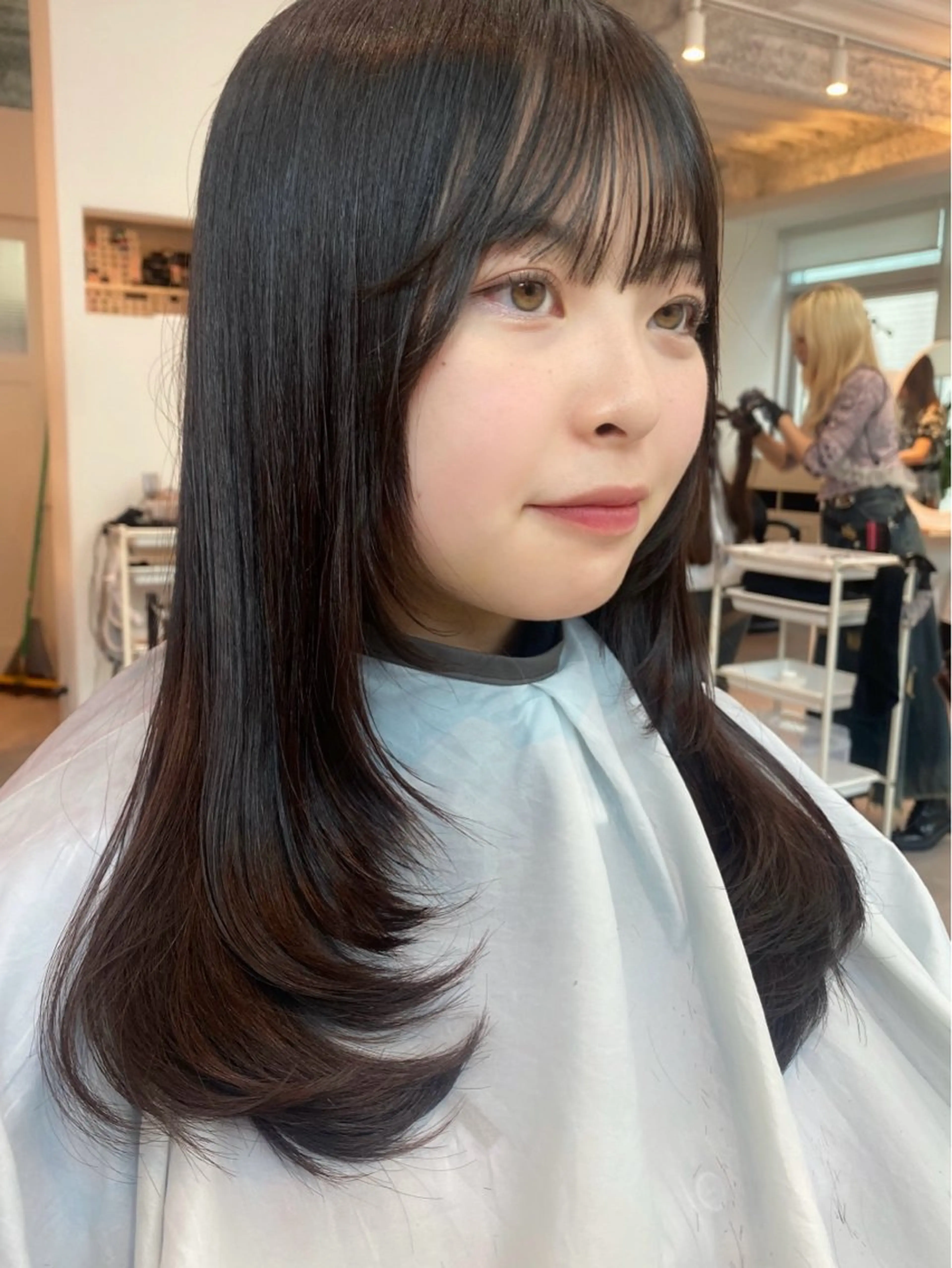 【お出かけ前の整えスタイル❣️】前髪＋顔周りカット✂️の写真