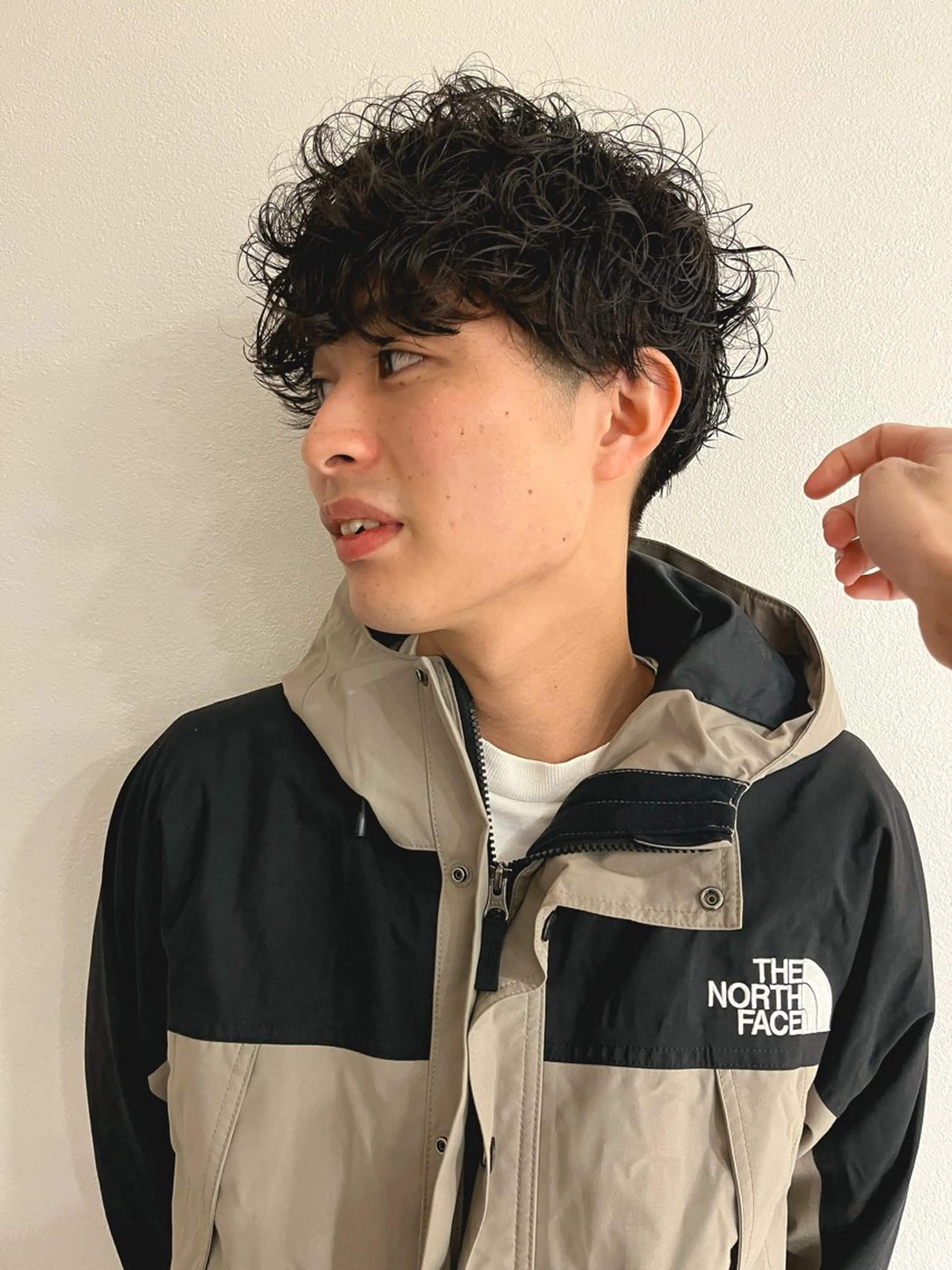 ショート パーマ メンズ メンズパーマ メンズハイトーン/栄 /イトウタケルのヘアスタイル