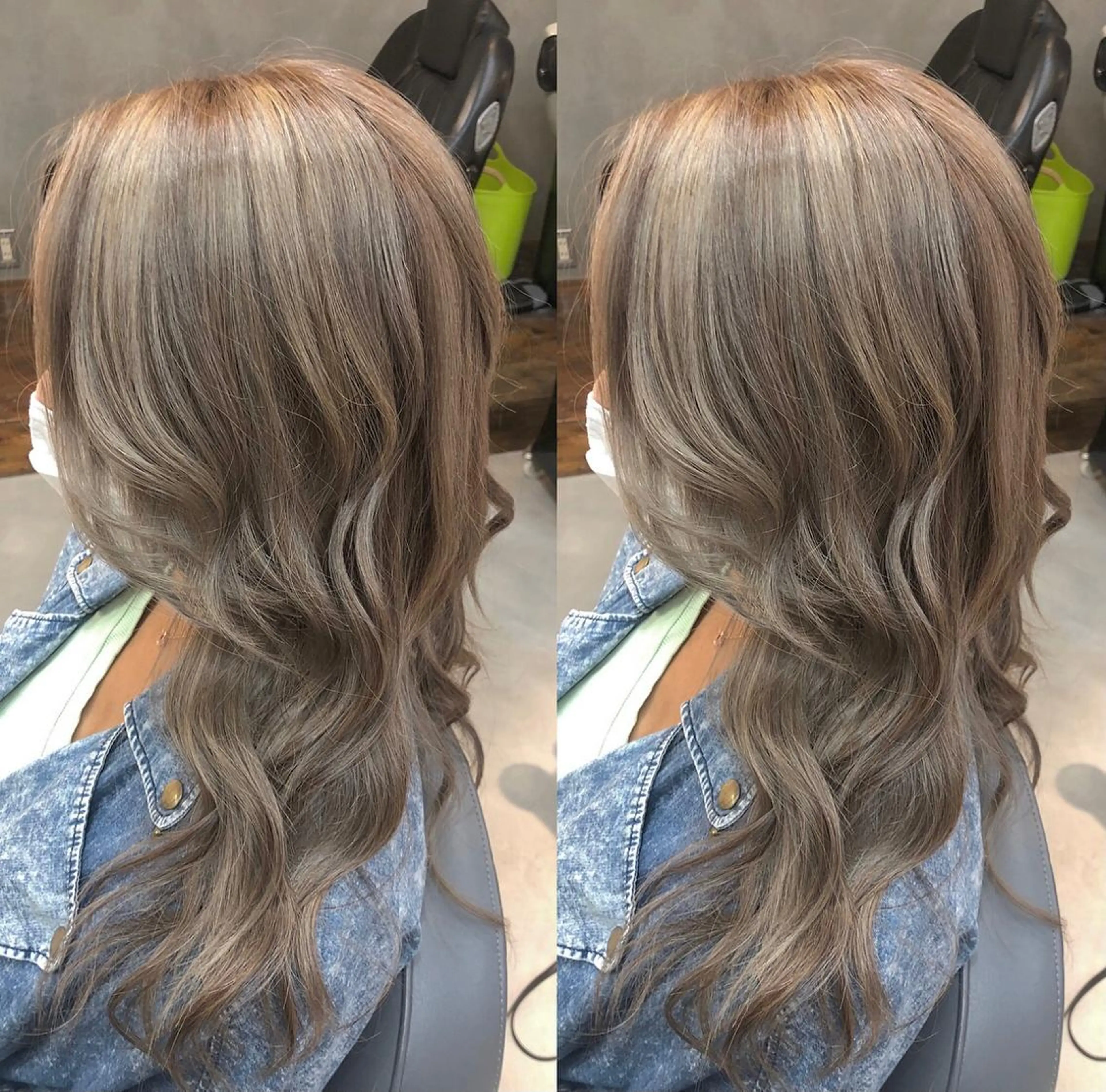 セミロング 美魔女 美容師NAOのヘアスタイル