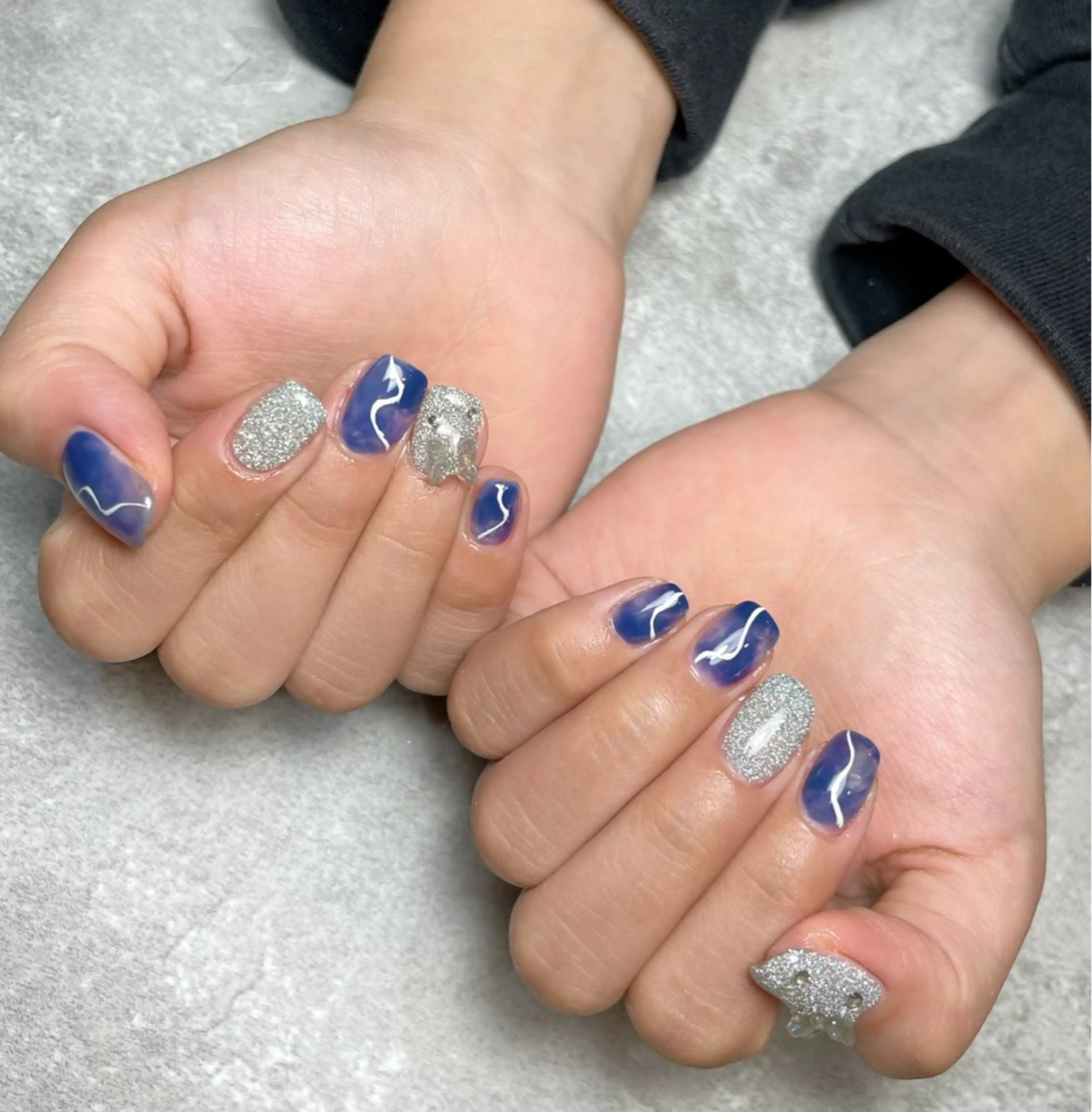 ネイル ハンドネイル ハンドケア nail salon kukuna所属・ワンホン/韓国 nail 大阪アメ村のネイルデザイン