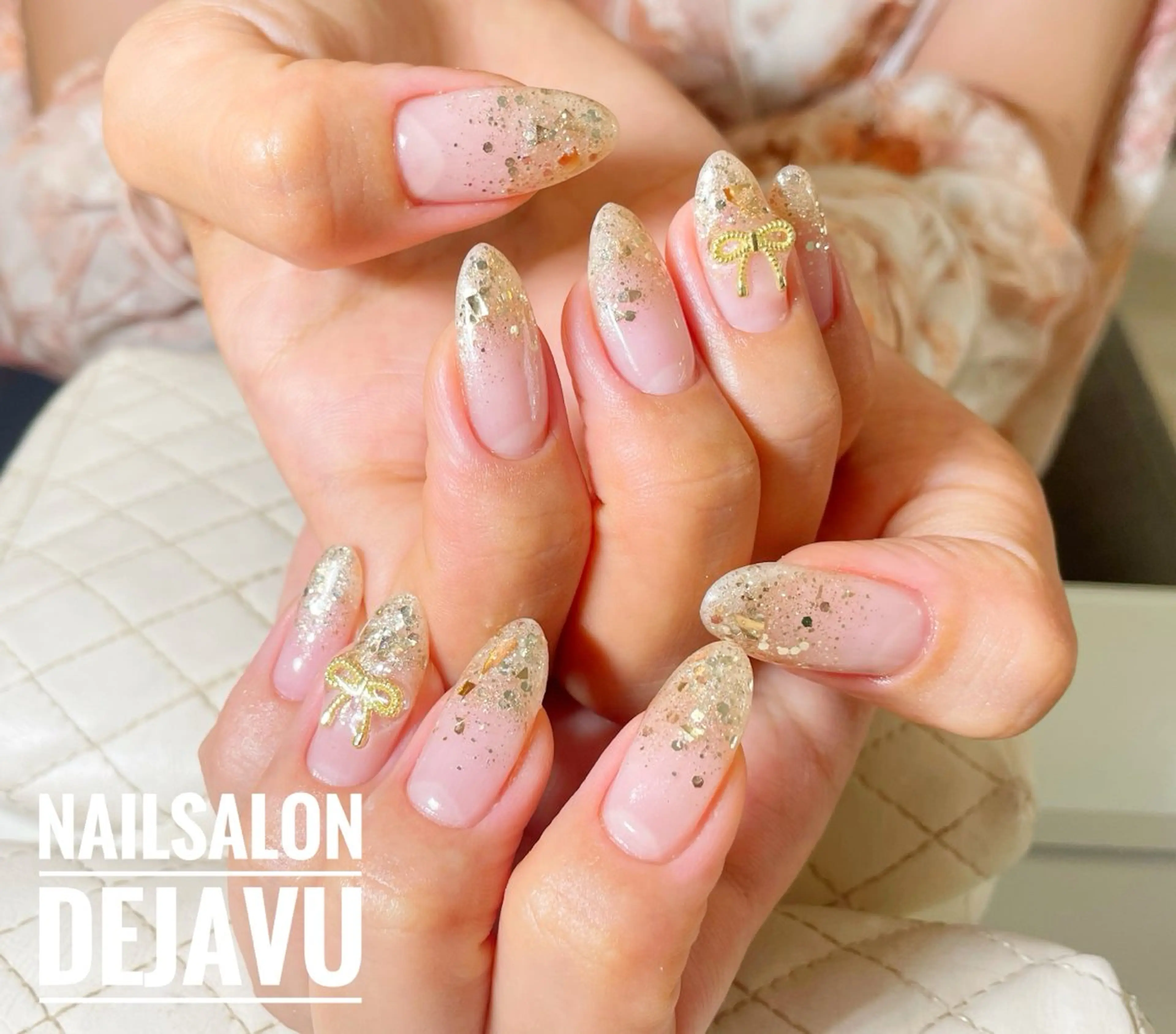 ネイル グラデーション ラメ(グリッター) ラメグラデーション ハンドネイル Nailsalon Dejavu Yokosuka所属・Nailsalon Dejavuのネイルデザイン