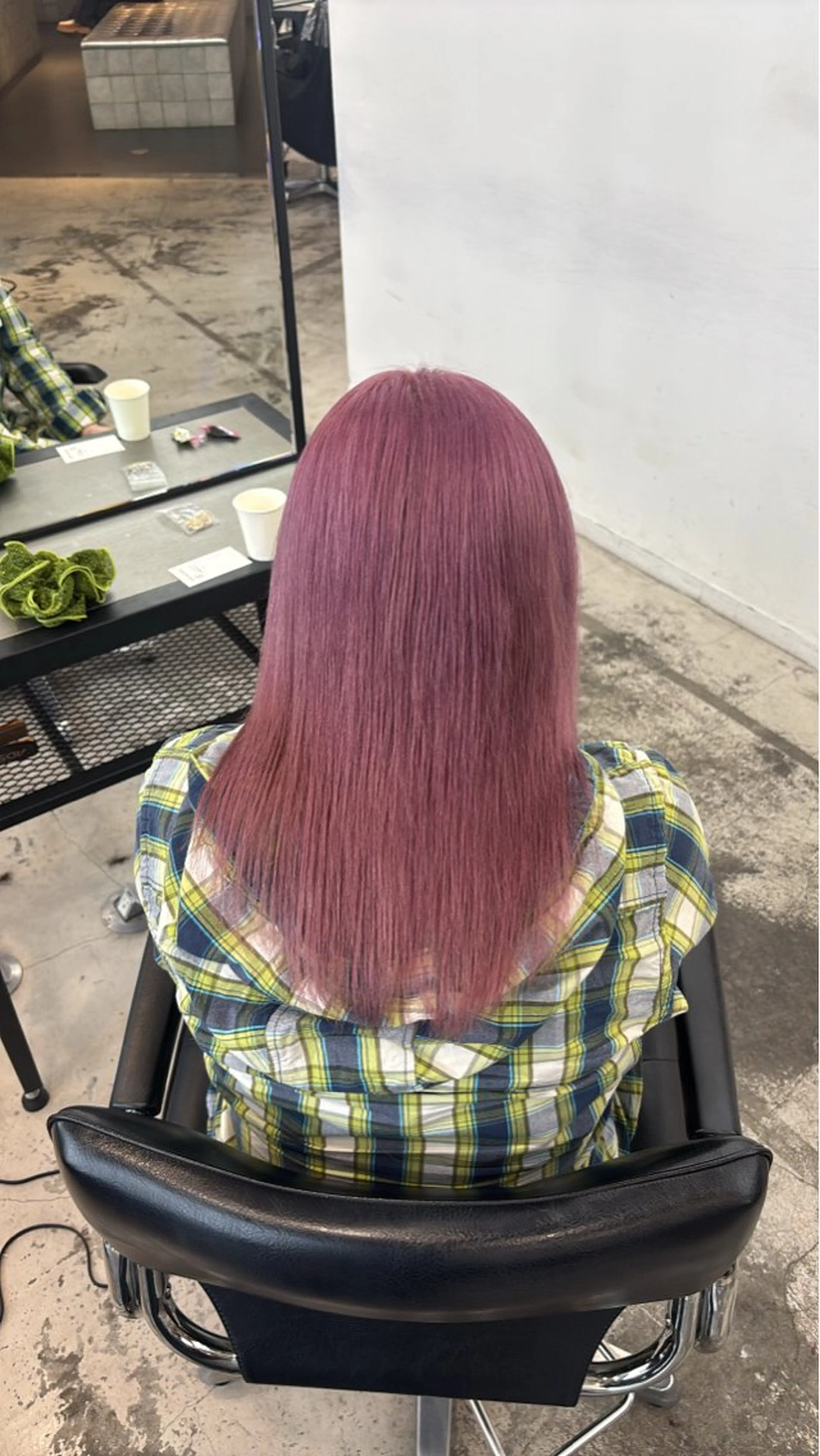 セミロング カラー ヘアカラー レイヤー sala 推しカラー職人🎀のヘアスタイル