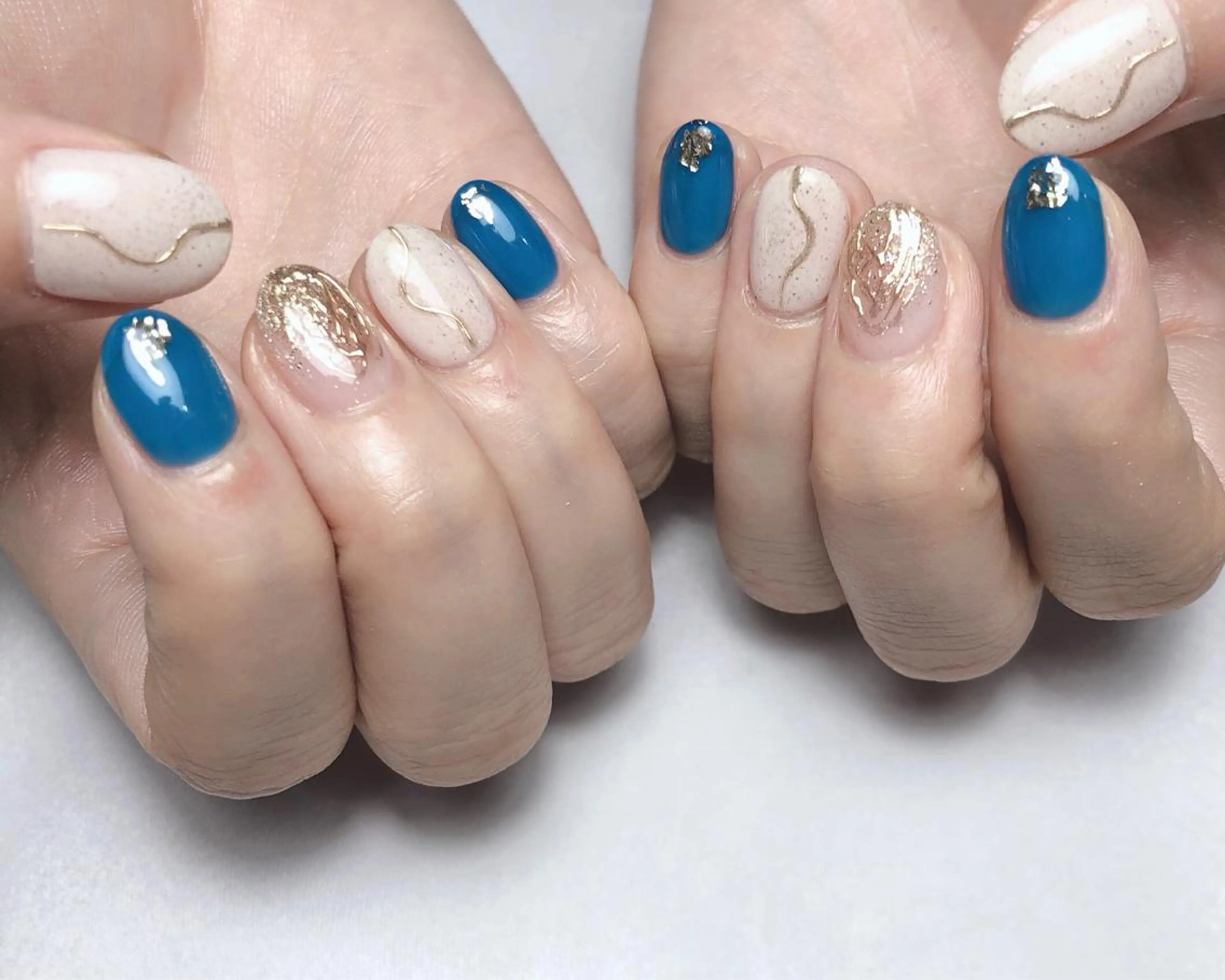 ネイル 夏ネイル ハンドネイル saki_ nail heronのネイルデザイン