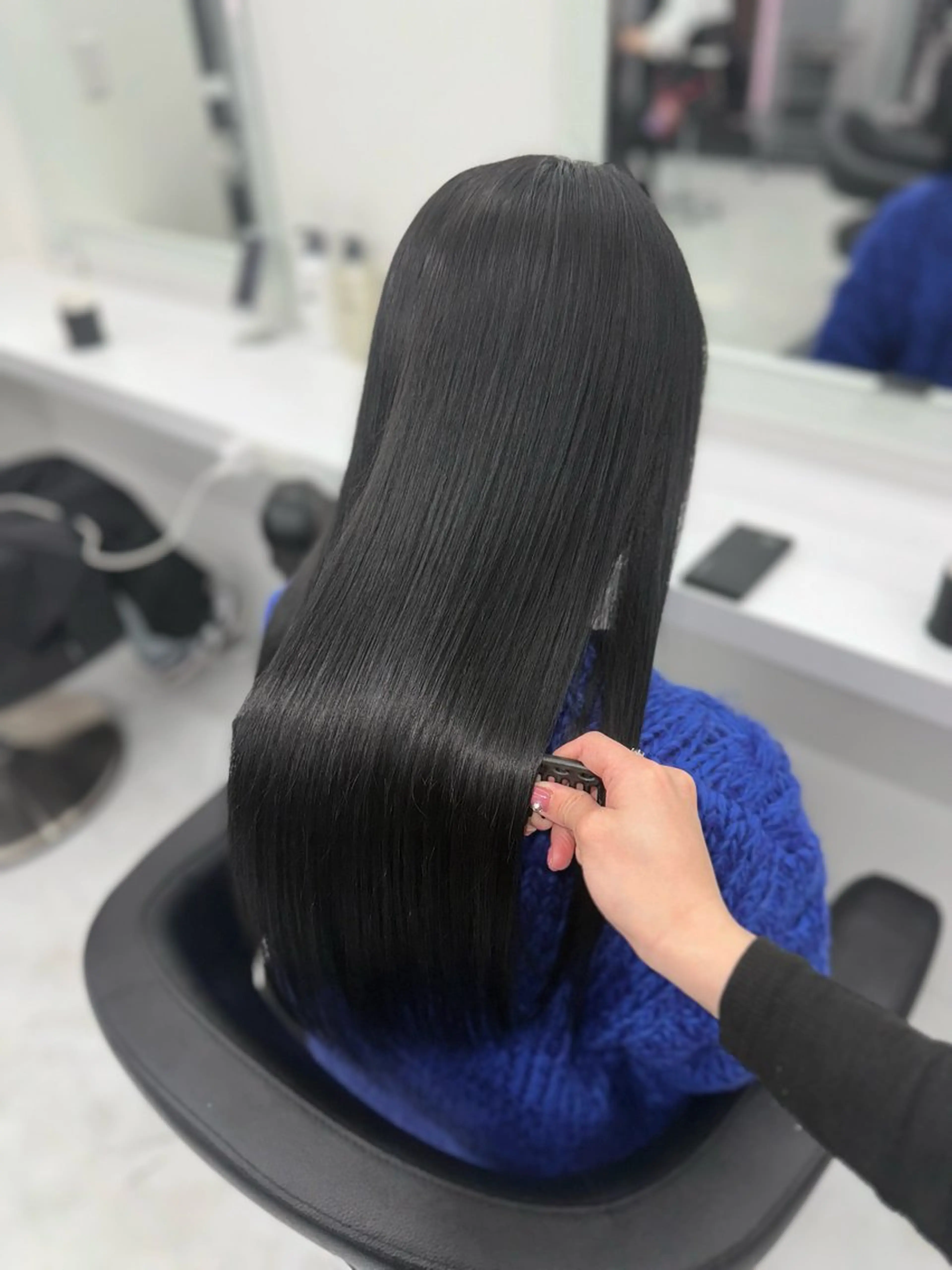 【♥️80%以上の方が実感♥️】ワンカラー➕髪質改善トリートメント♥️の写真