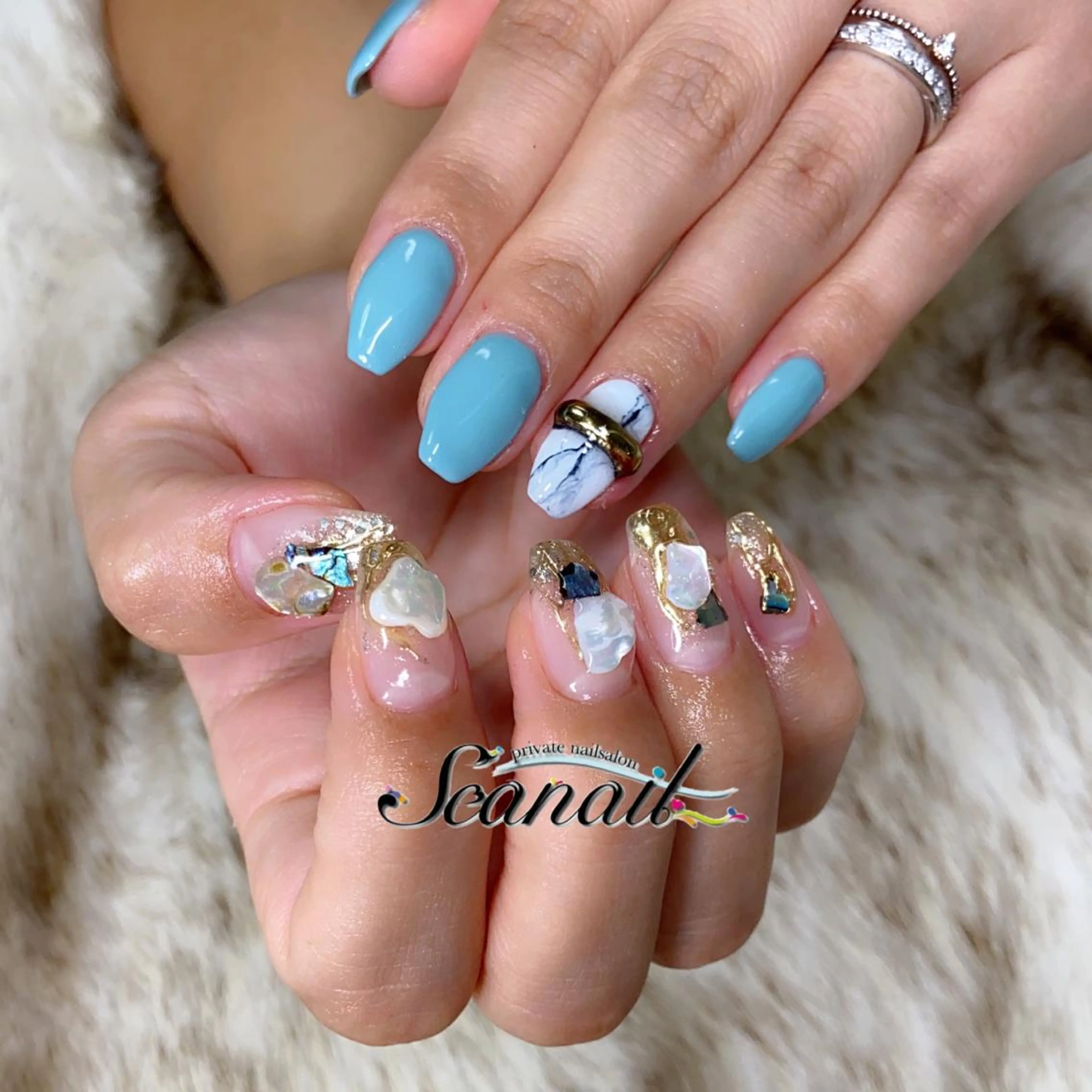 ネイル アートネイル クリアネイル フットネイル ジェルネイル 持ち込み ハンドネイル 小尾 栞のネイルデザイン