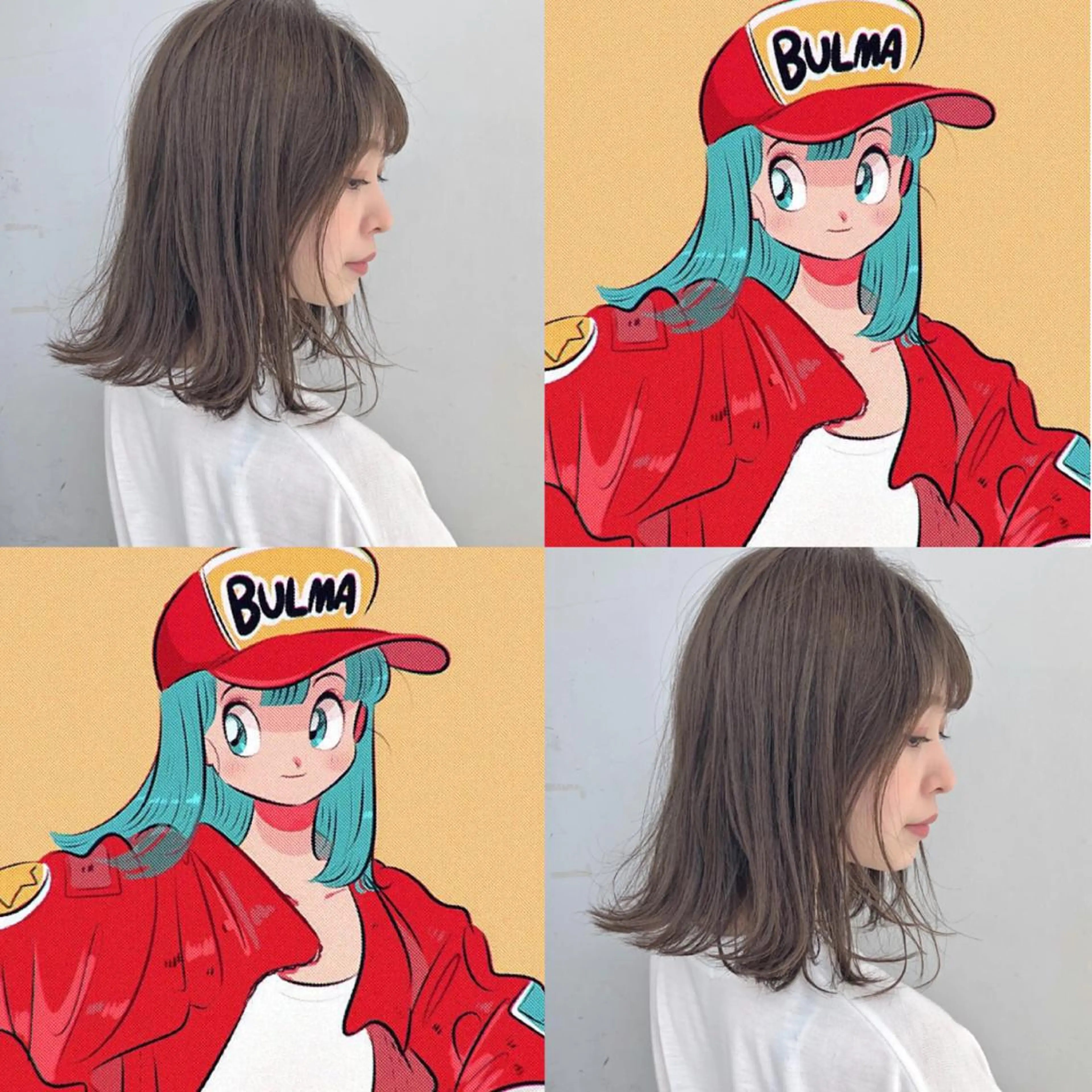 ミディアム カラー パーマ ヘアアレンジ メンズ ネイル マツエク・マツパ 天神レイヤーカット No.1💖マユカのヘアスタイル