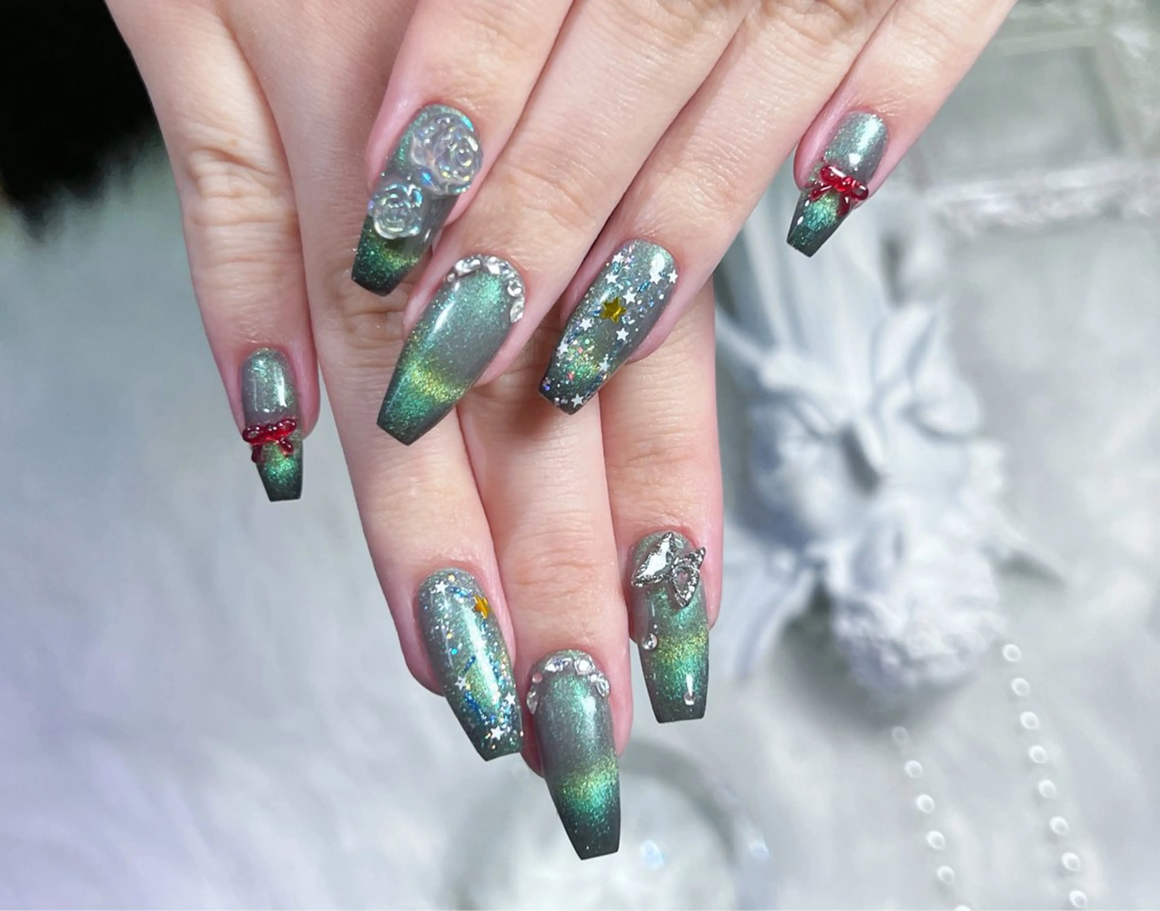 ネイル マグネットネイル 持ち込み スカルプネイル ハンドネイル Painty所属・Painty nailのネイルデザイン