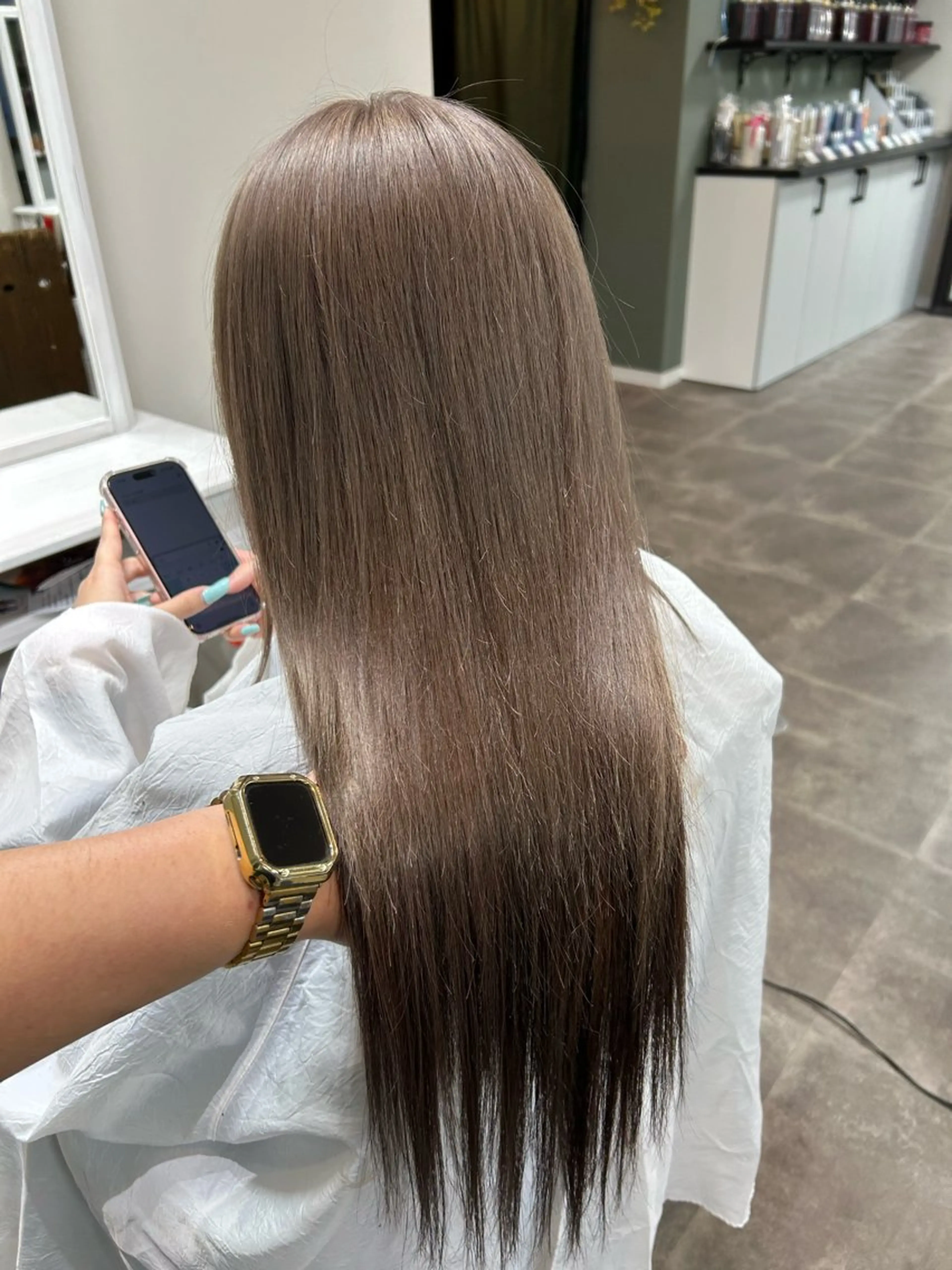 ロング カット ヘアカラー トリートメント エクステ×ハイトーン 🌈KEISUKEのヘアスタイル