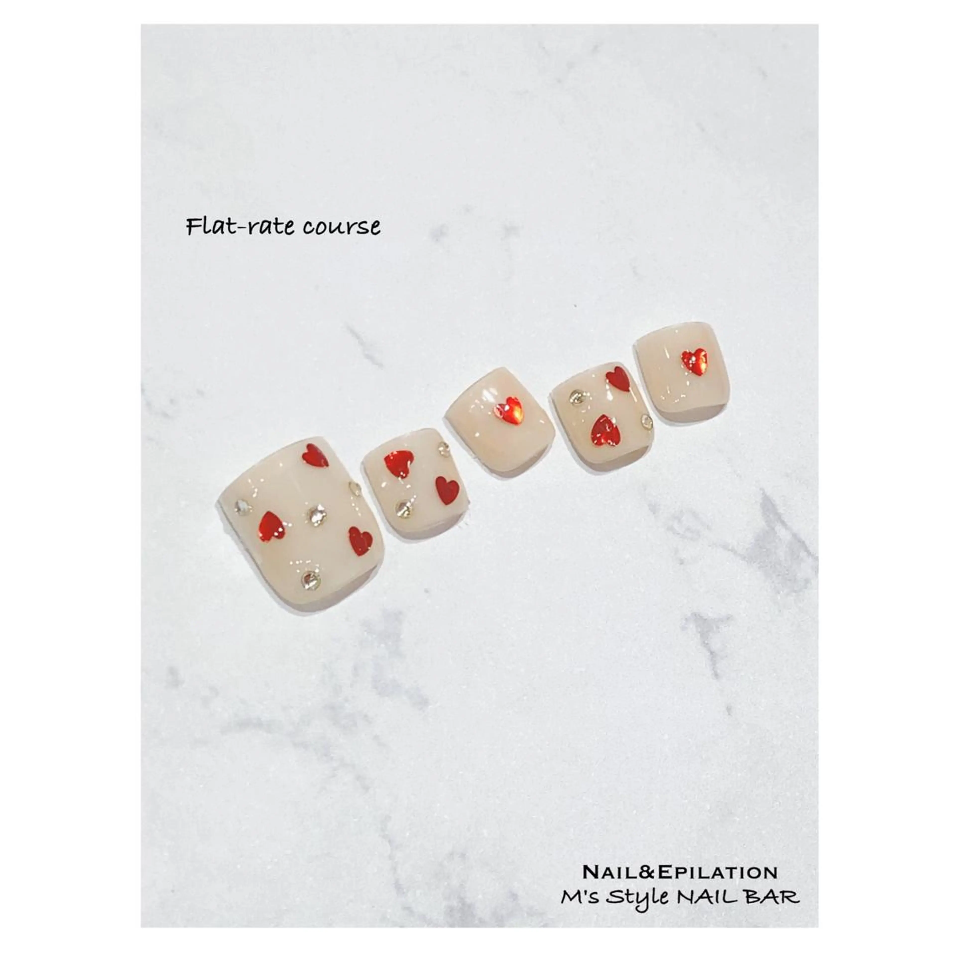 ネイル 成人式 入学式 卒業式 韓国ネイル ロングネイル フットネイル M's Style NAIL BARのネイルデザイン