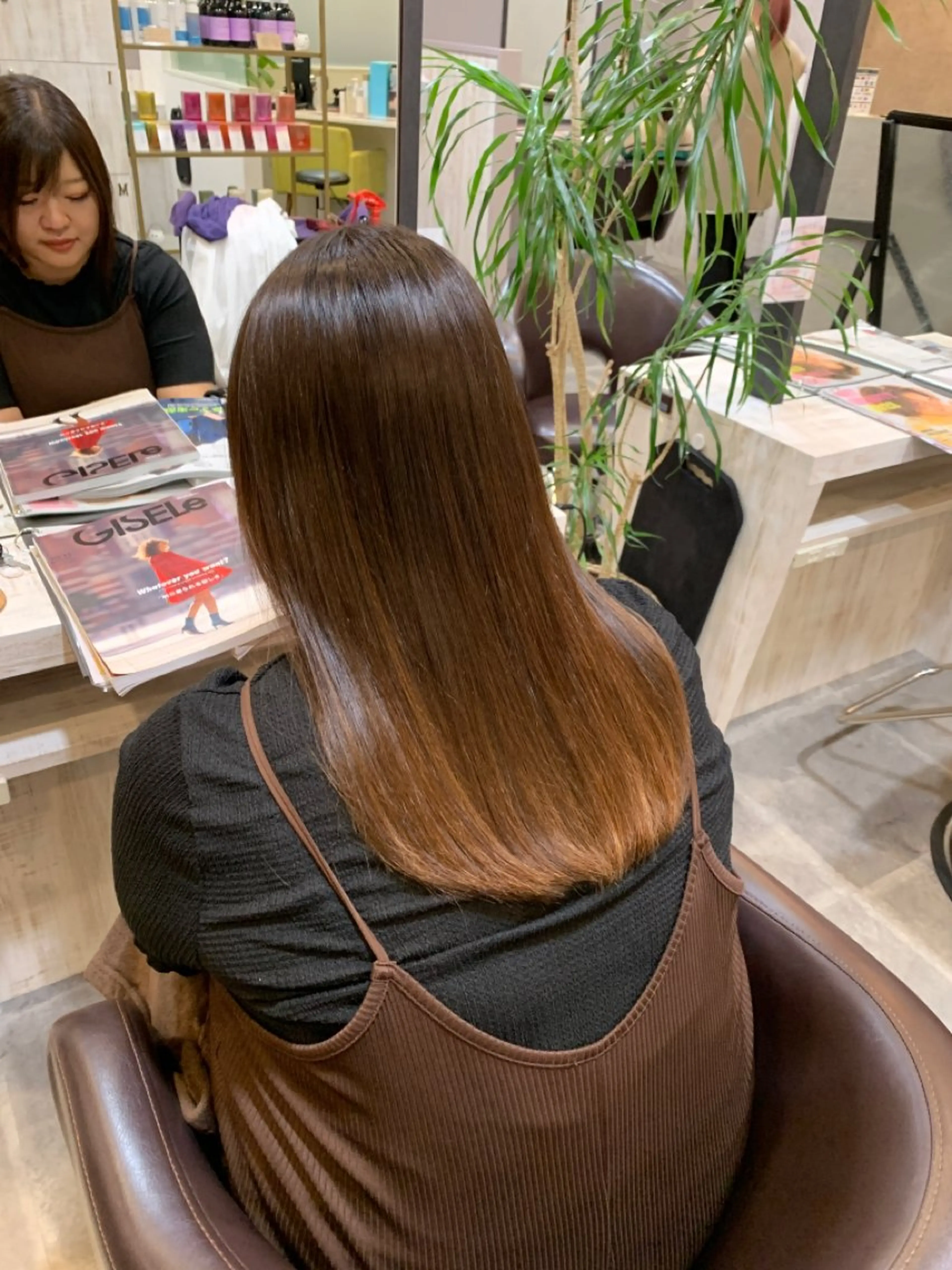 セミロング カラー ボブ 西宮北口/みなみのヘアスタイル